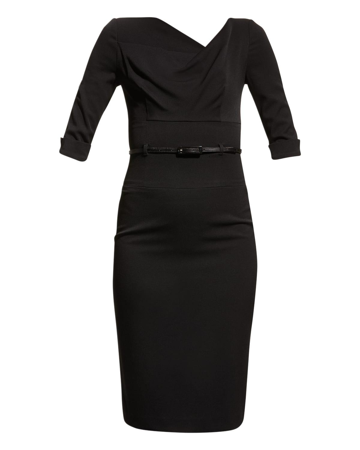 jackie 3/4-sleeve sheath dress
