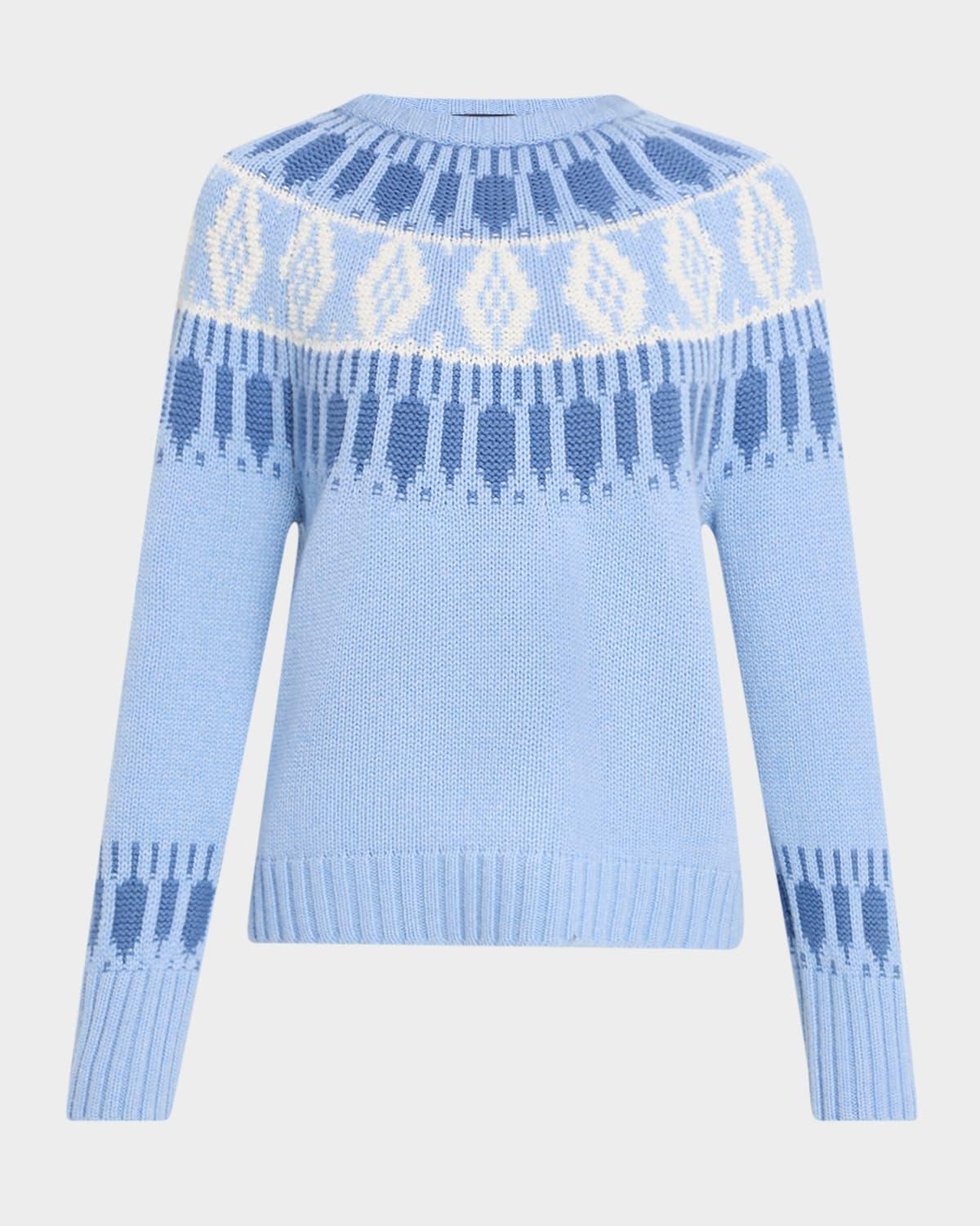 jackson cashmere fair isle sweater