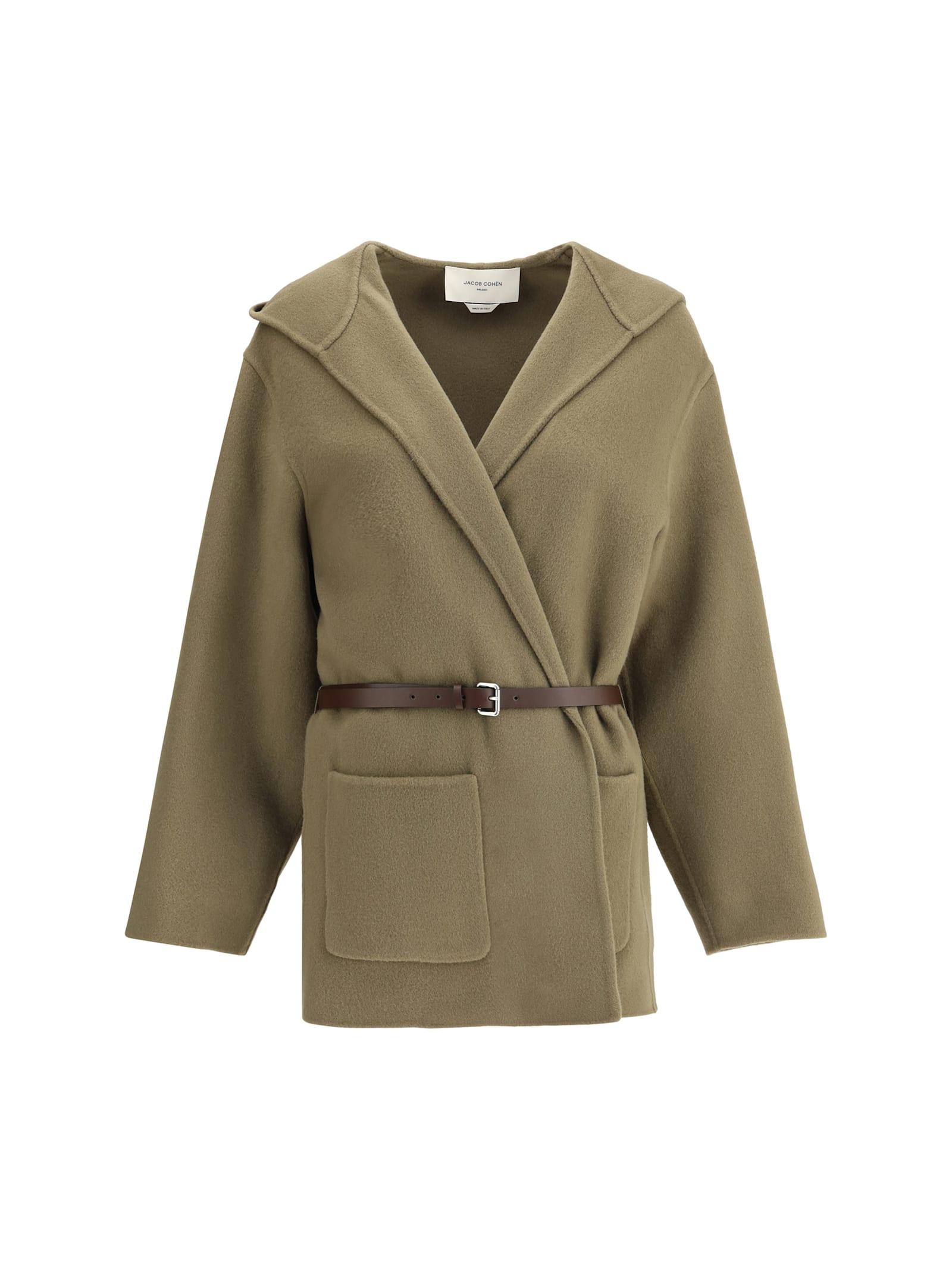 jacob cohen double wool cloth caban jacket