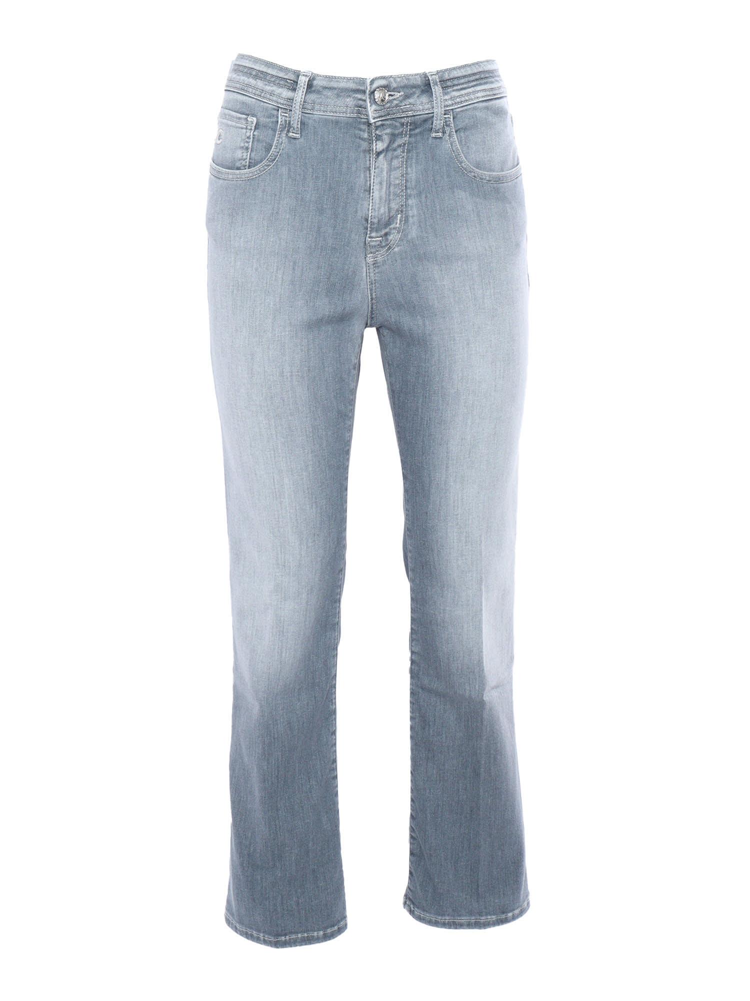 jacob cohen gray 5 pocket jeans