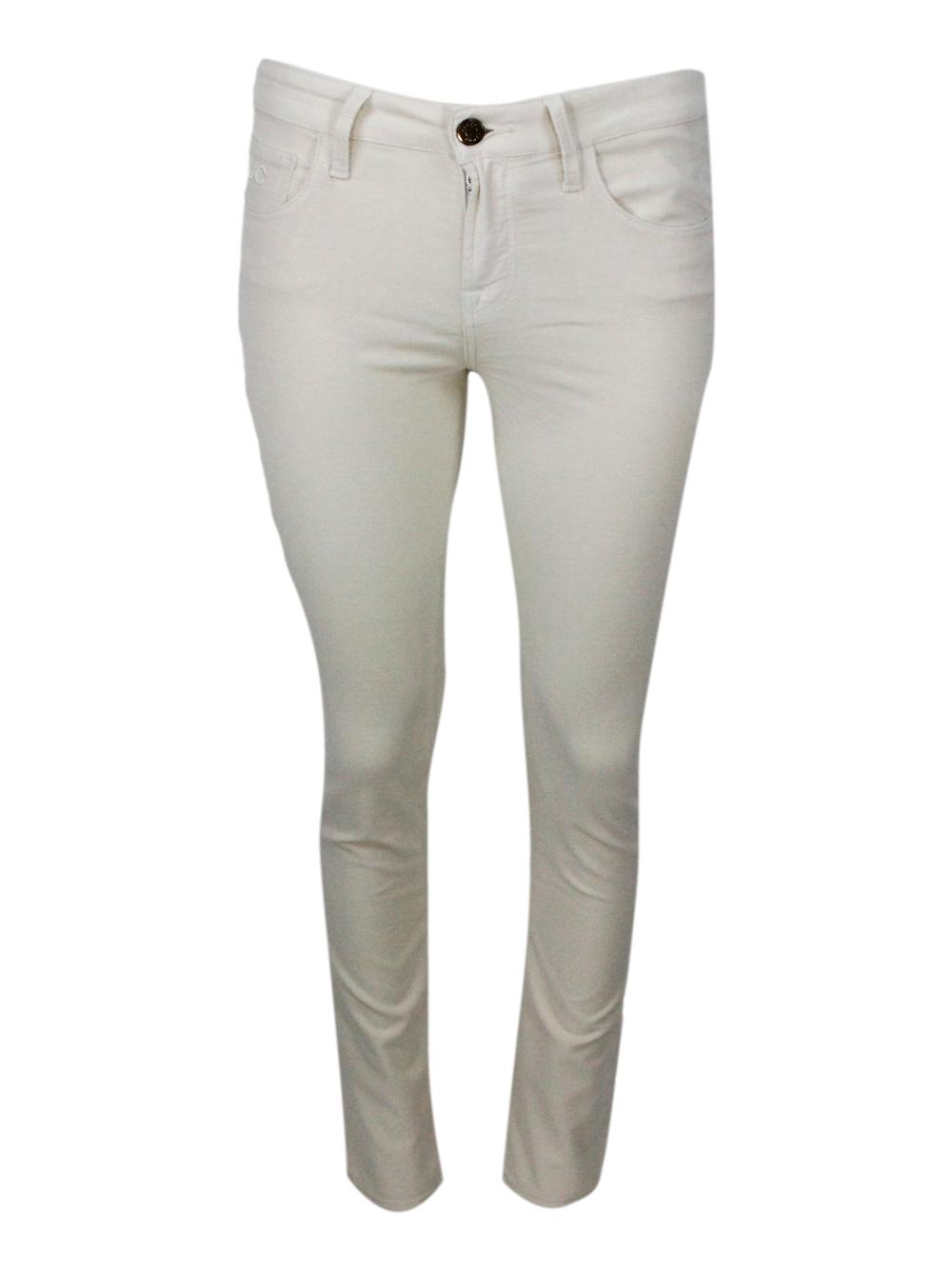 jacob cohen trousers beige 78co 16pa 4ea - women
