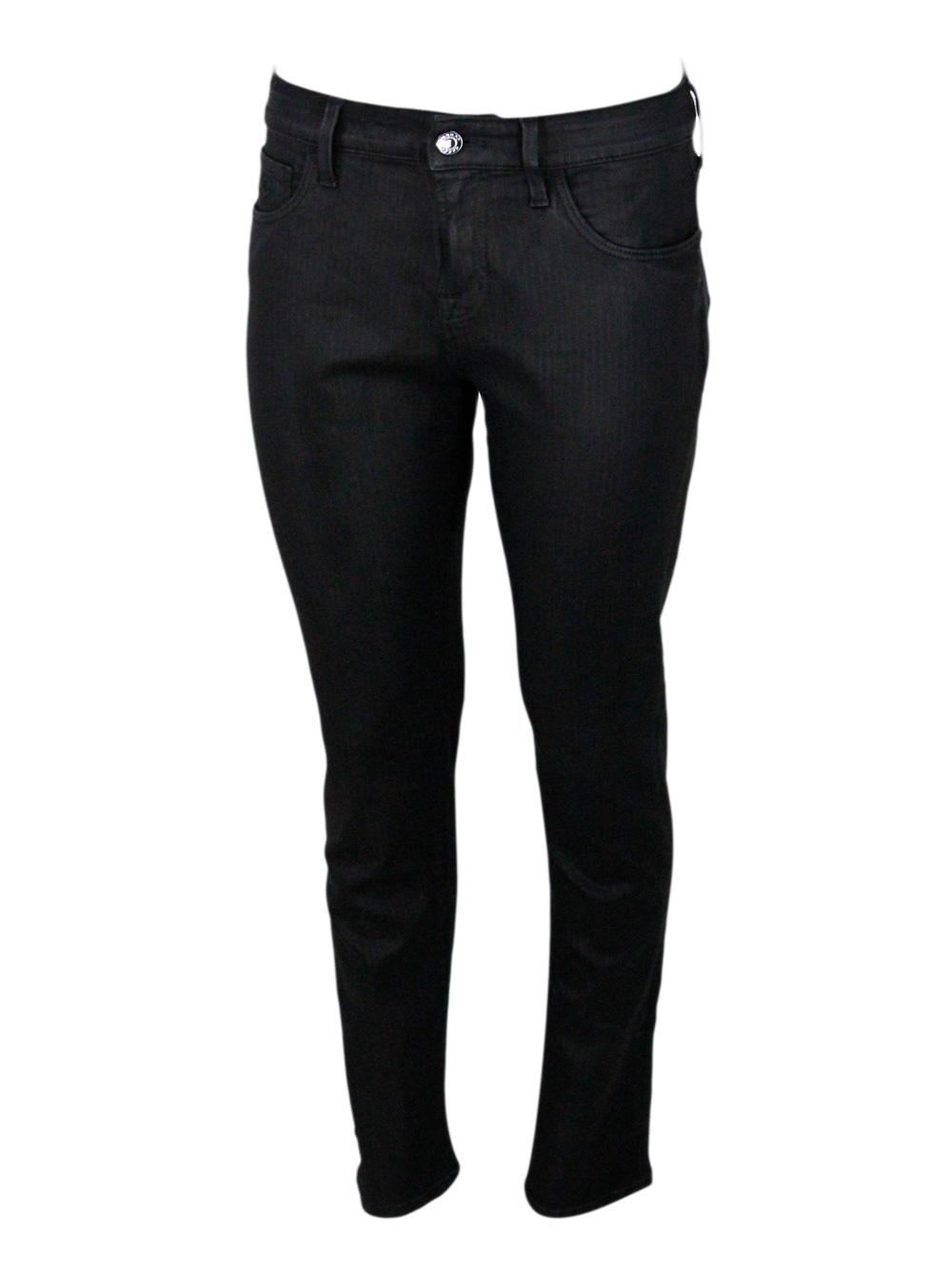 jacob cohen trousers black 93co 7ea - women