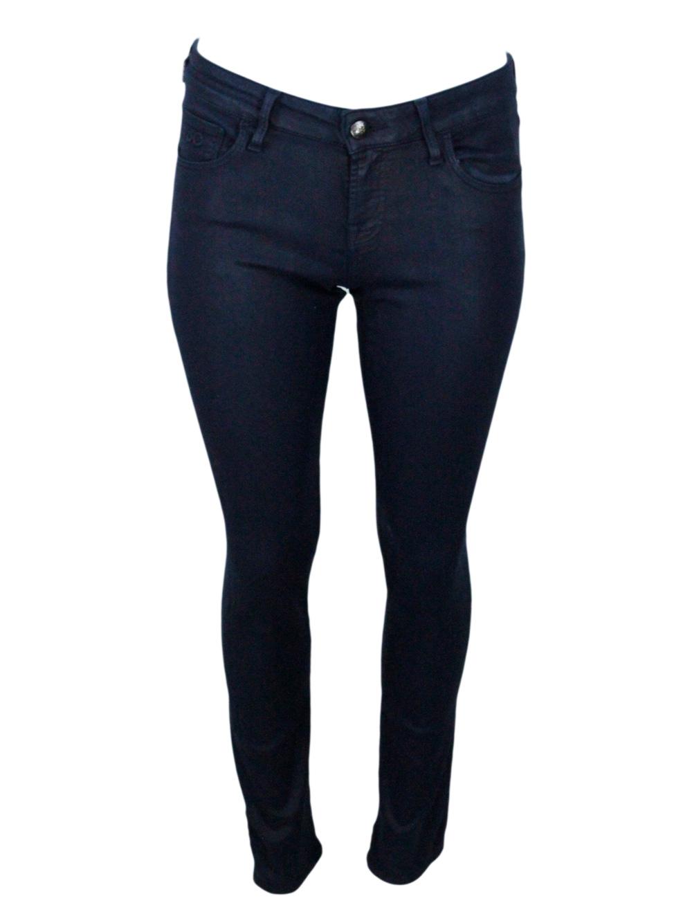 jacob cohen trousers blue 63ly 30co 5pl - women