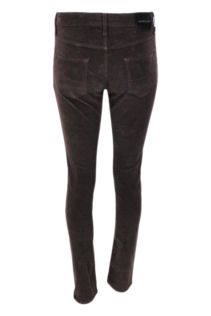 jacob cohen trousers brown 98co 2ea - women