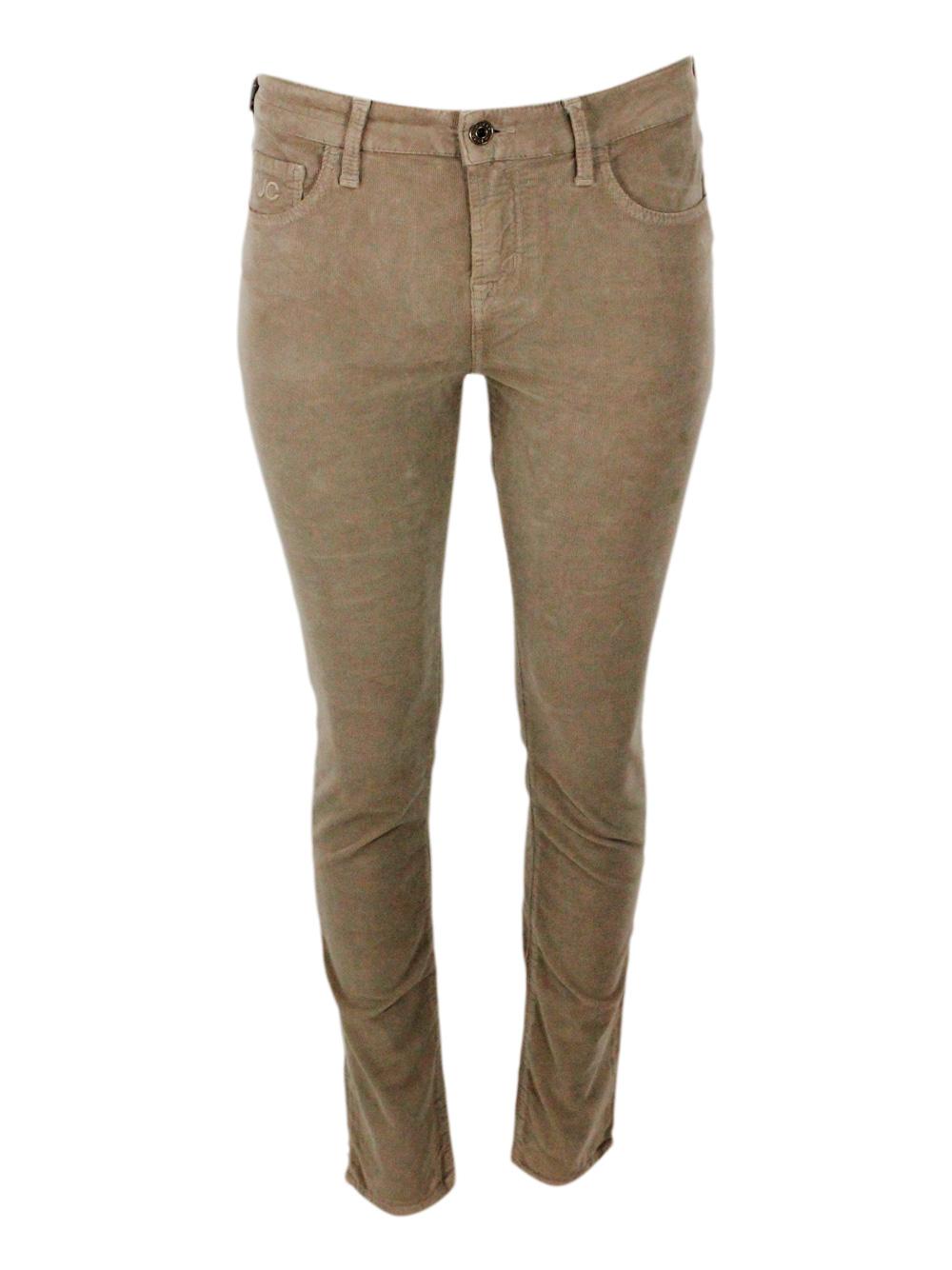 jacob cohen trousers brown 98co 2ea - women