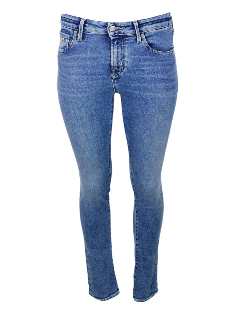 jacob cohen trousers denim 81co 17pl 2ea - women