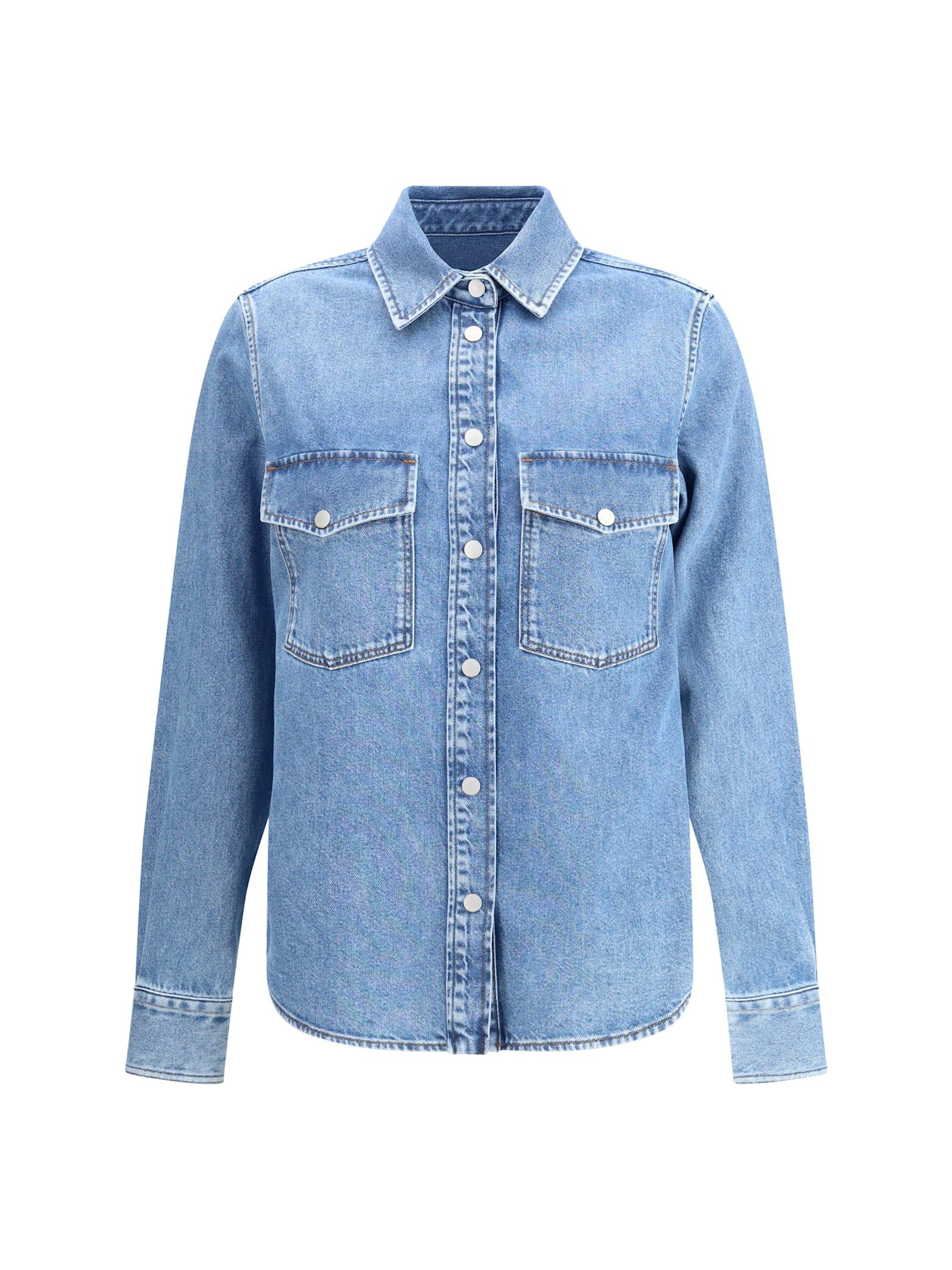 jacob cohen western cotton denim shirt