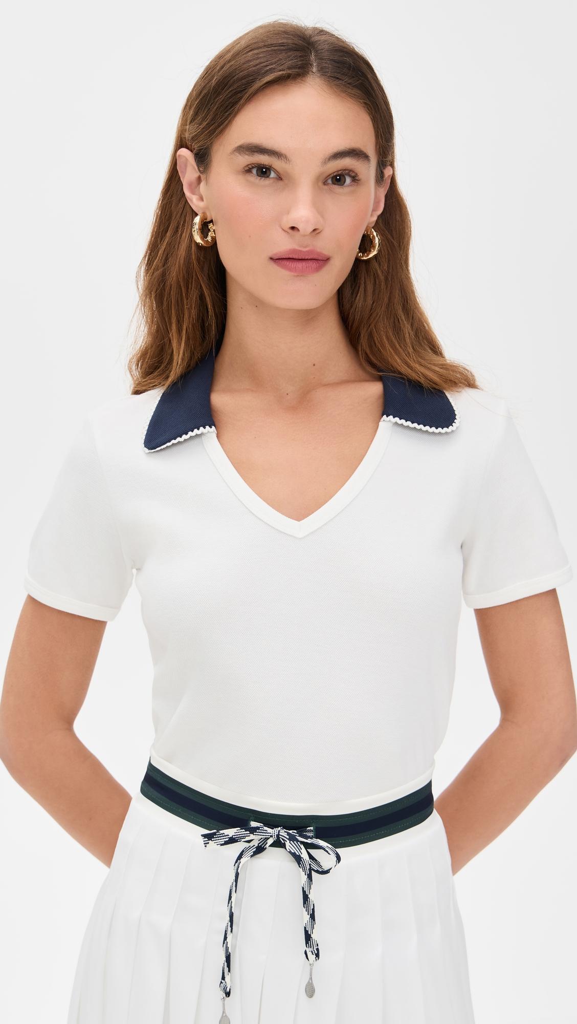 jacobs v neck collared polo