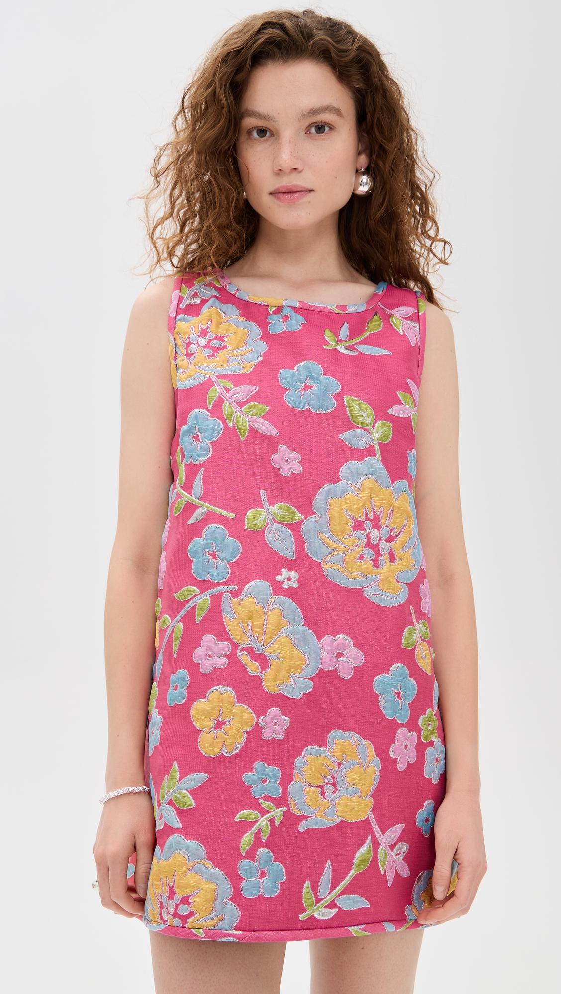 jacquard swing swing tank dress