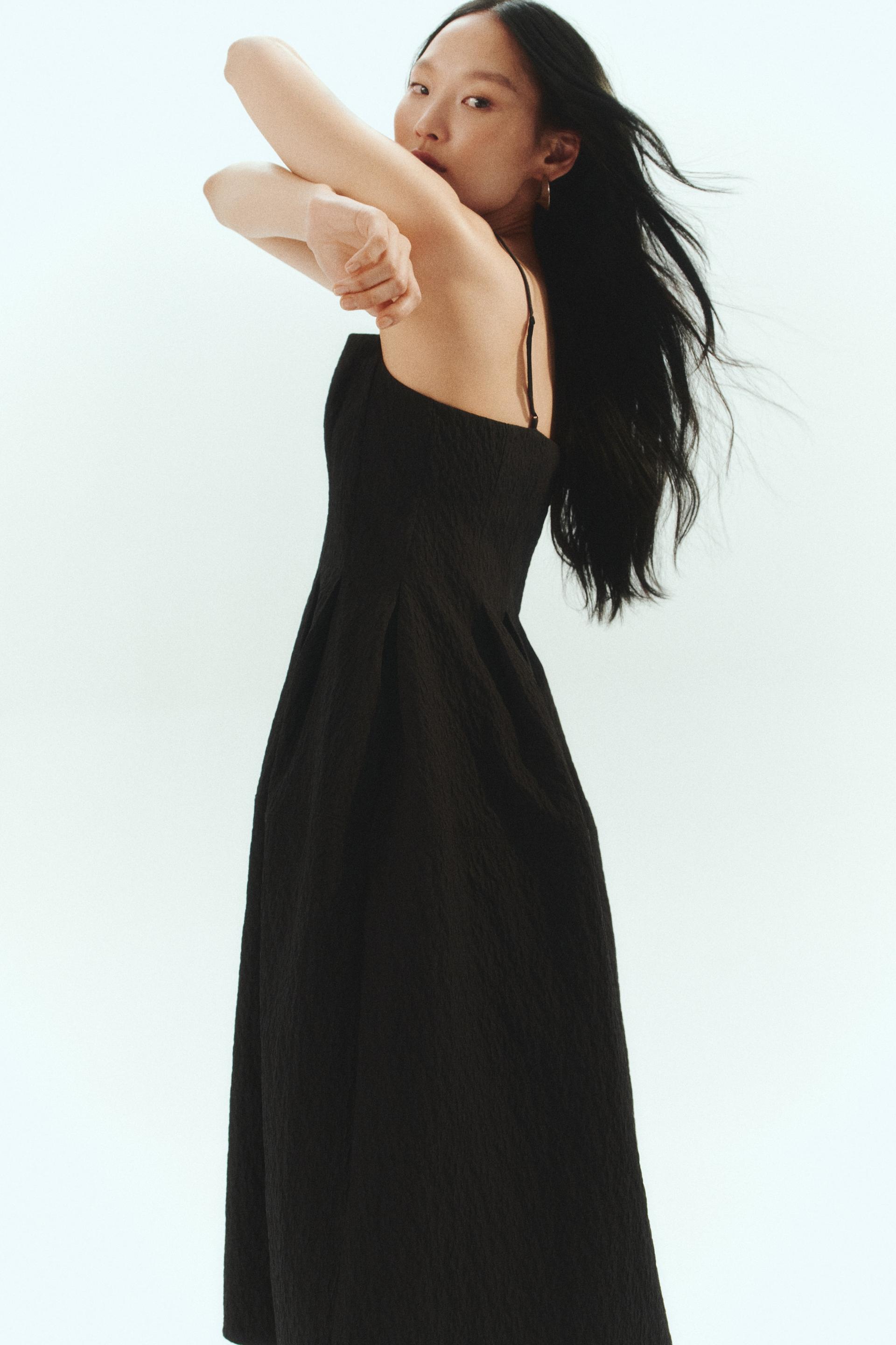 jacquard-weave dress