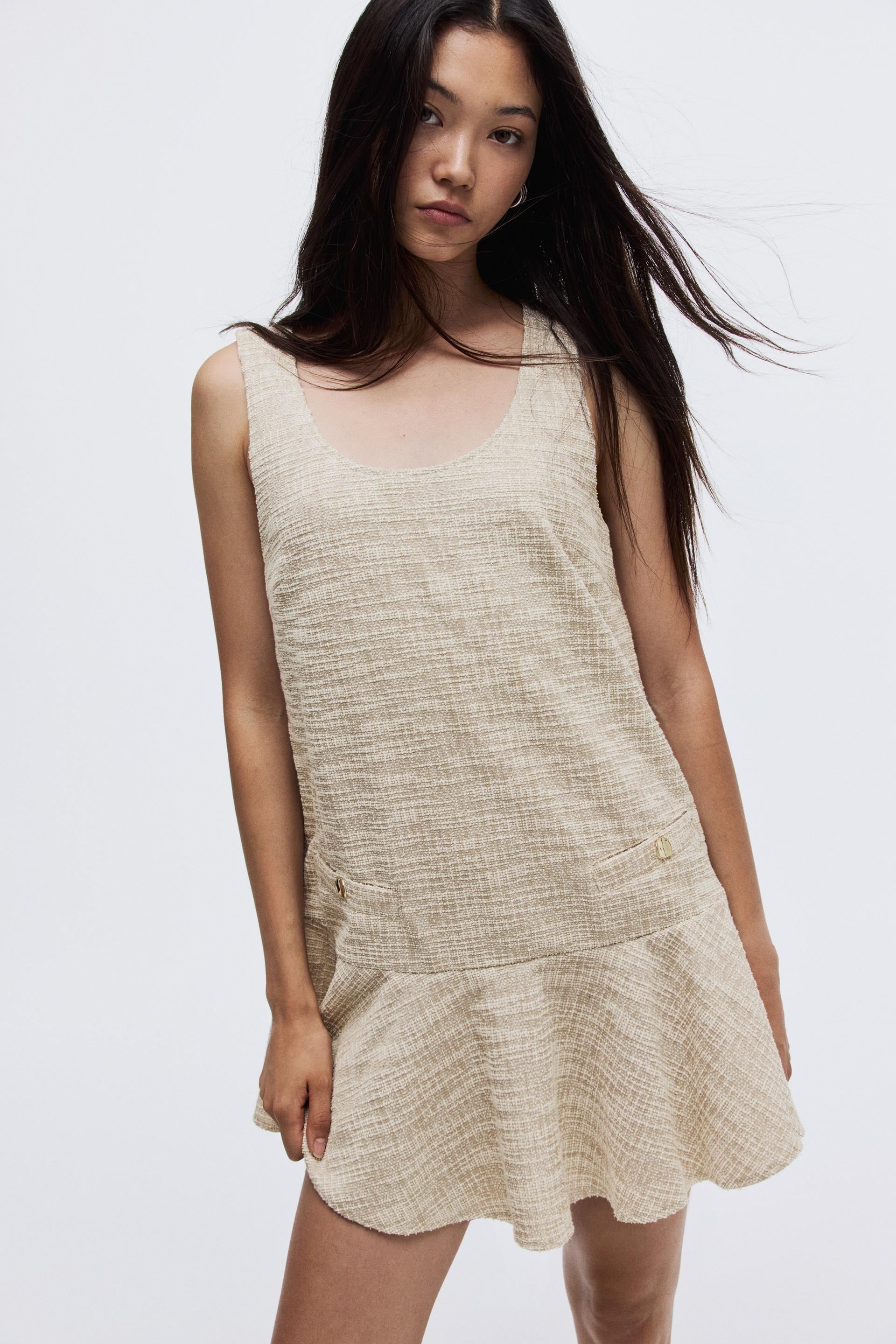 jacquard-weave dress