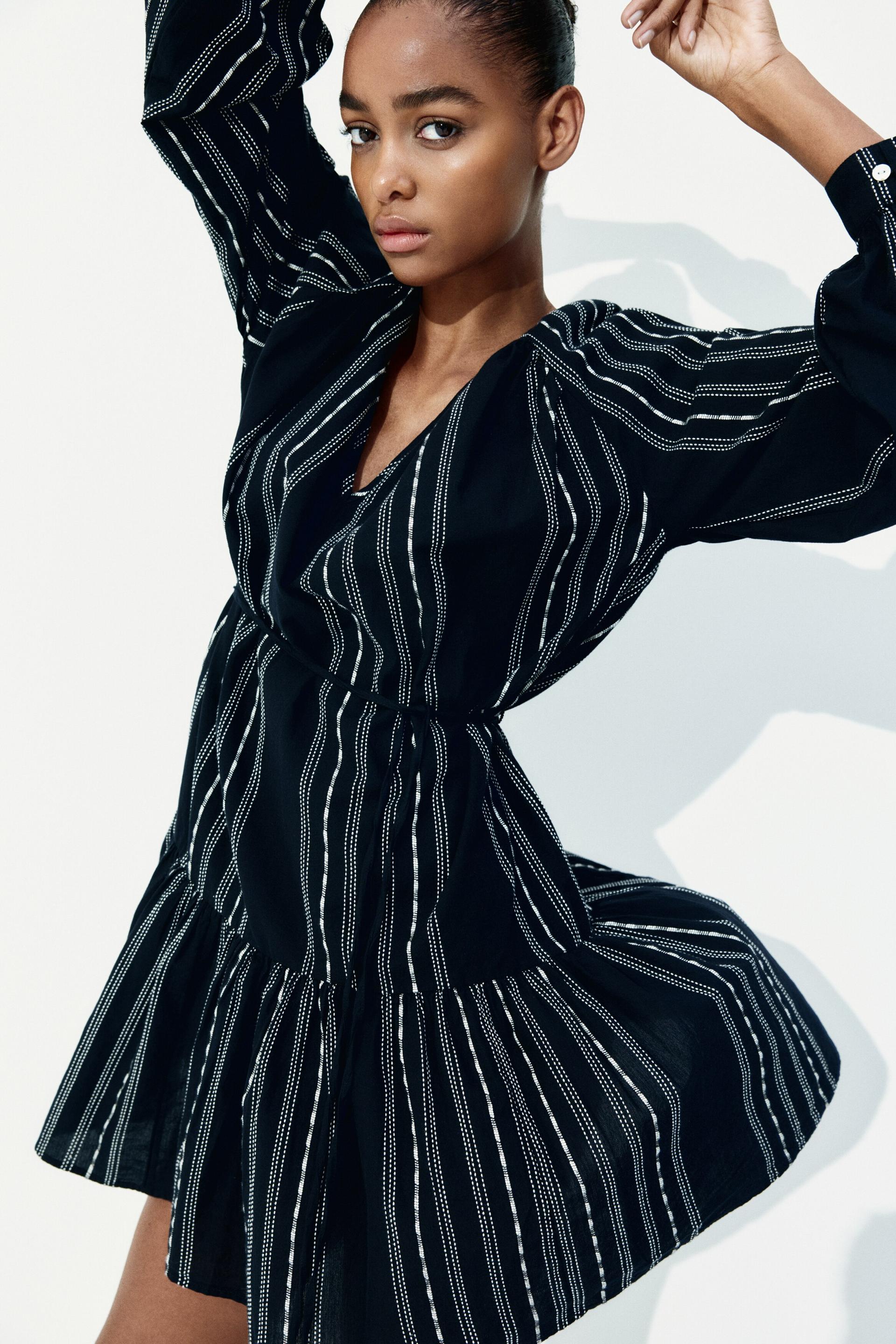 jacquard-weave dress