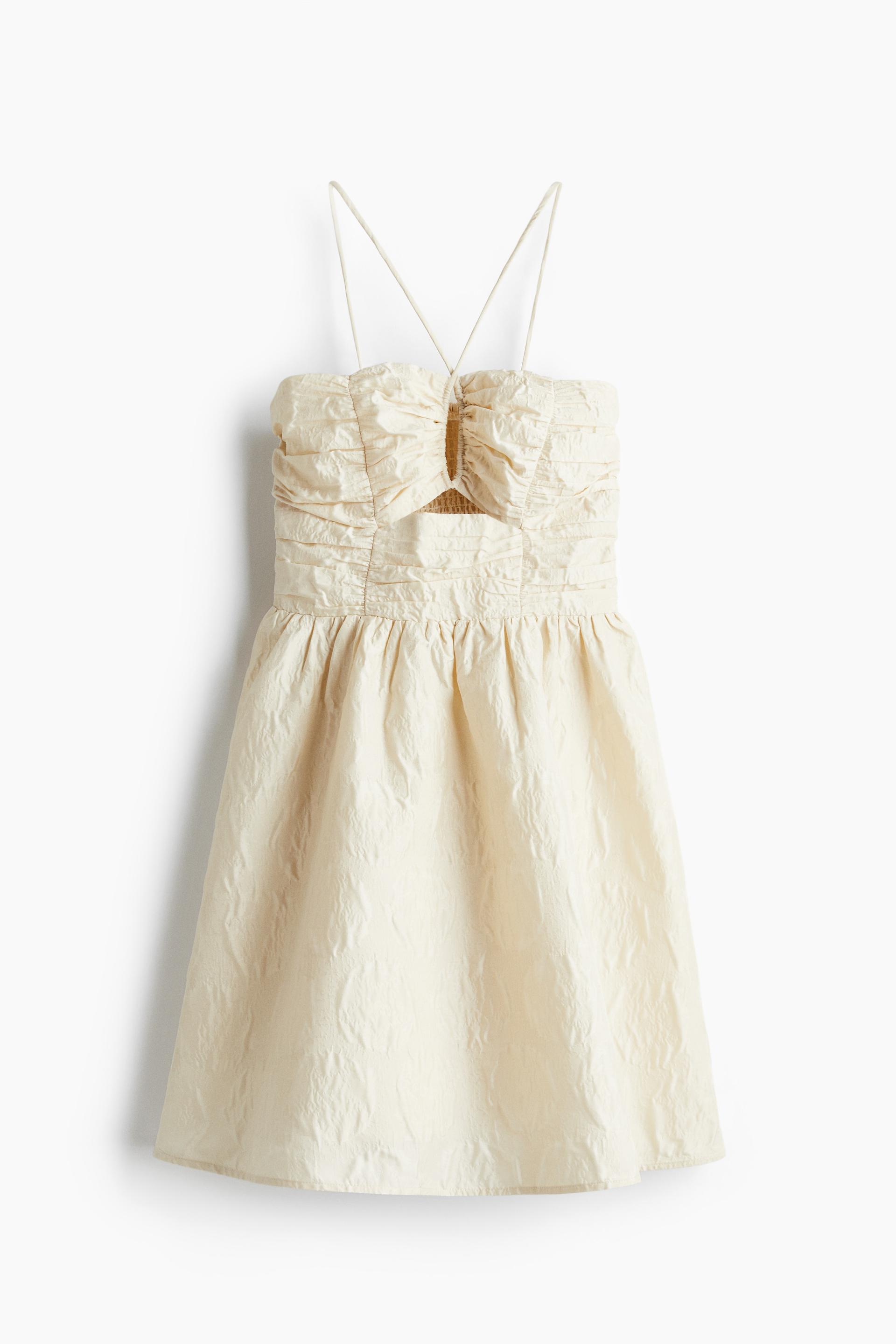 jacquard-weave mini dress