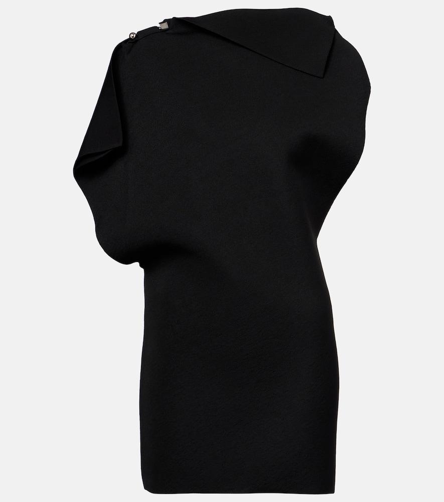 jacquemus asymmetric minidress