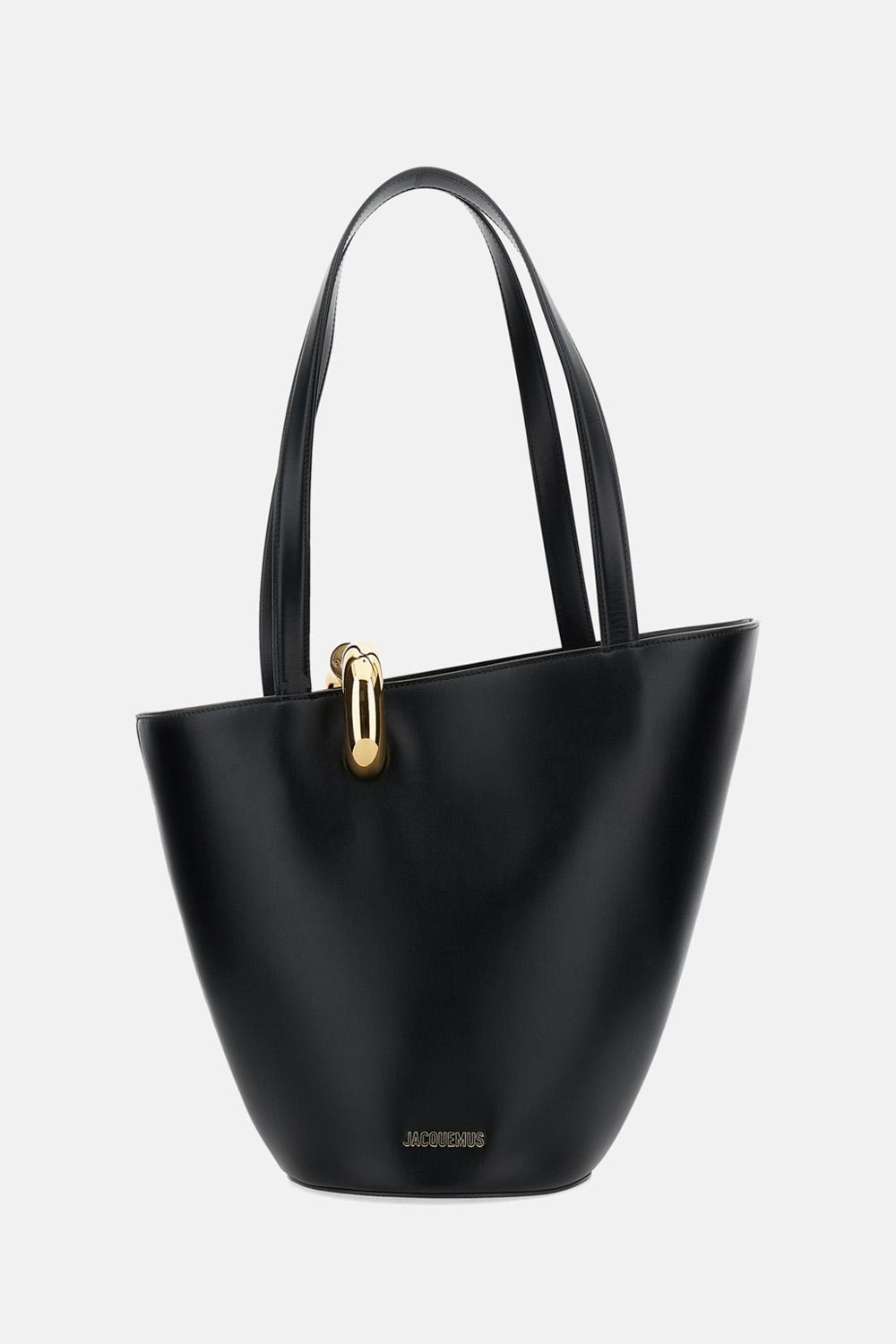 jacquemus bags black leather - women