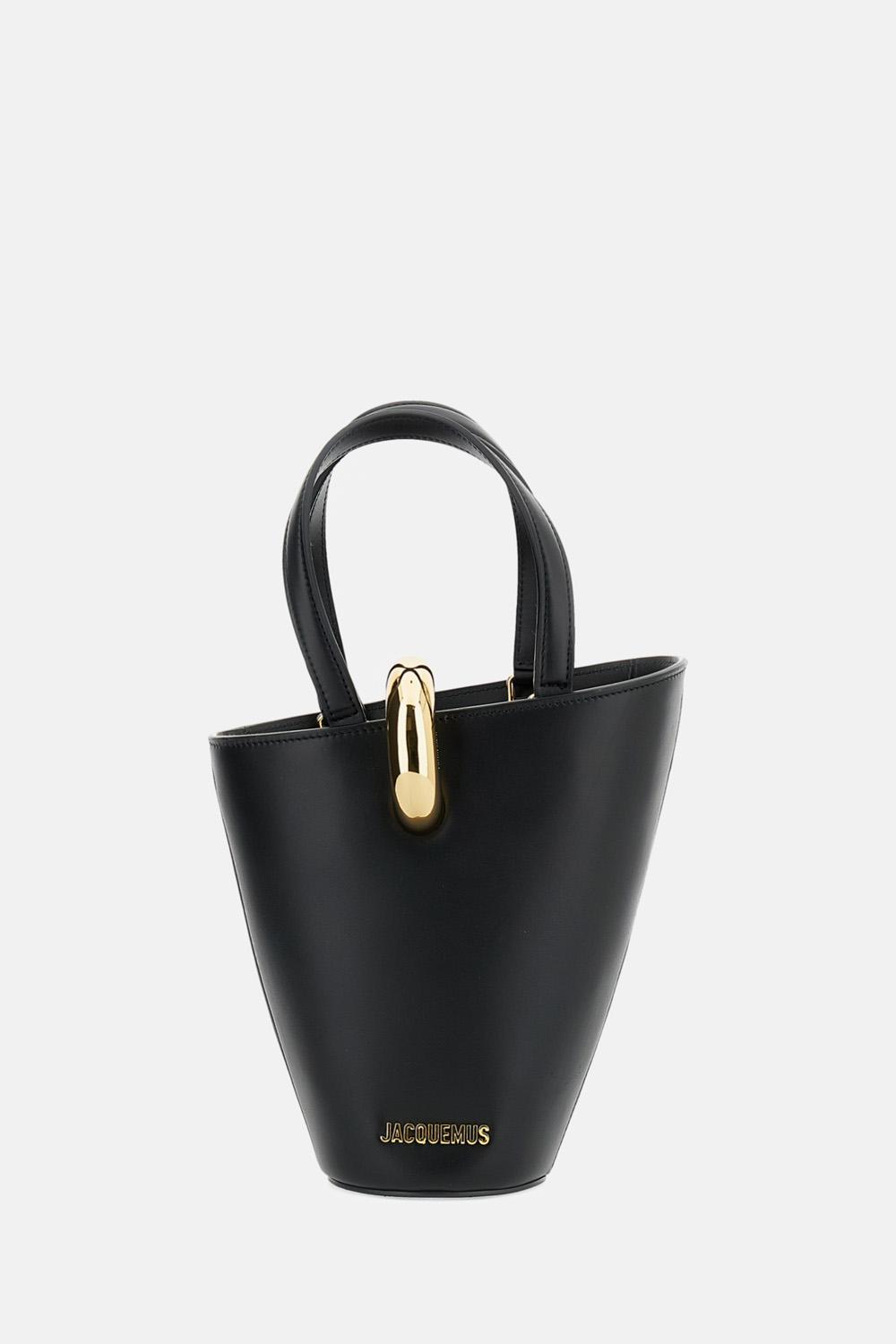 jacquemus bags black leather - women