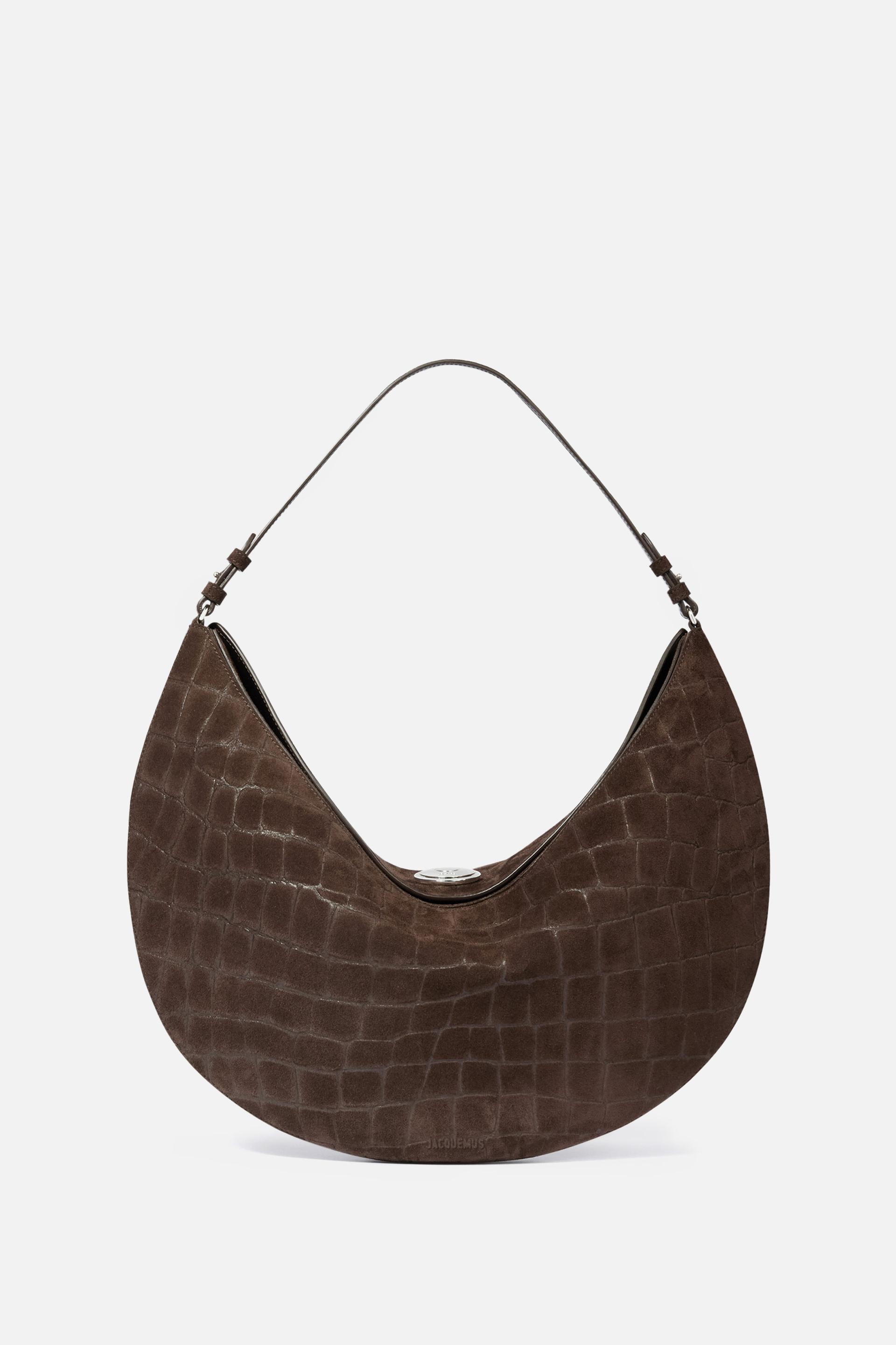 jacquemus bags brown cow leather - women