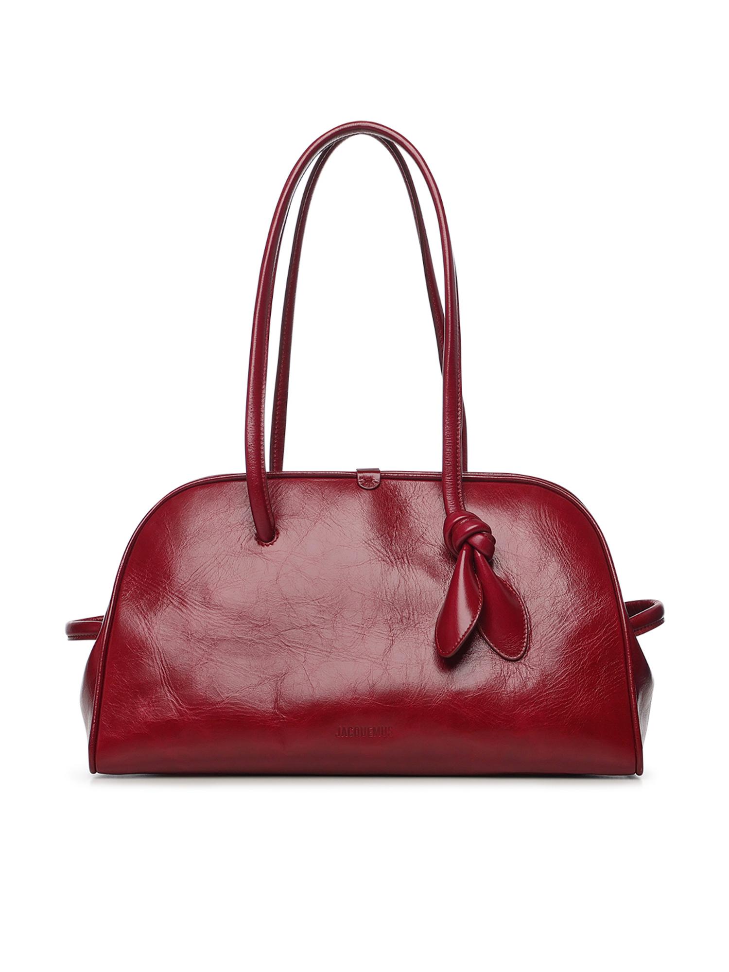 jacquemus bags purple cowskin - women