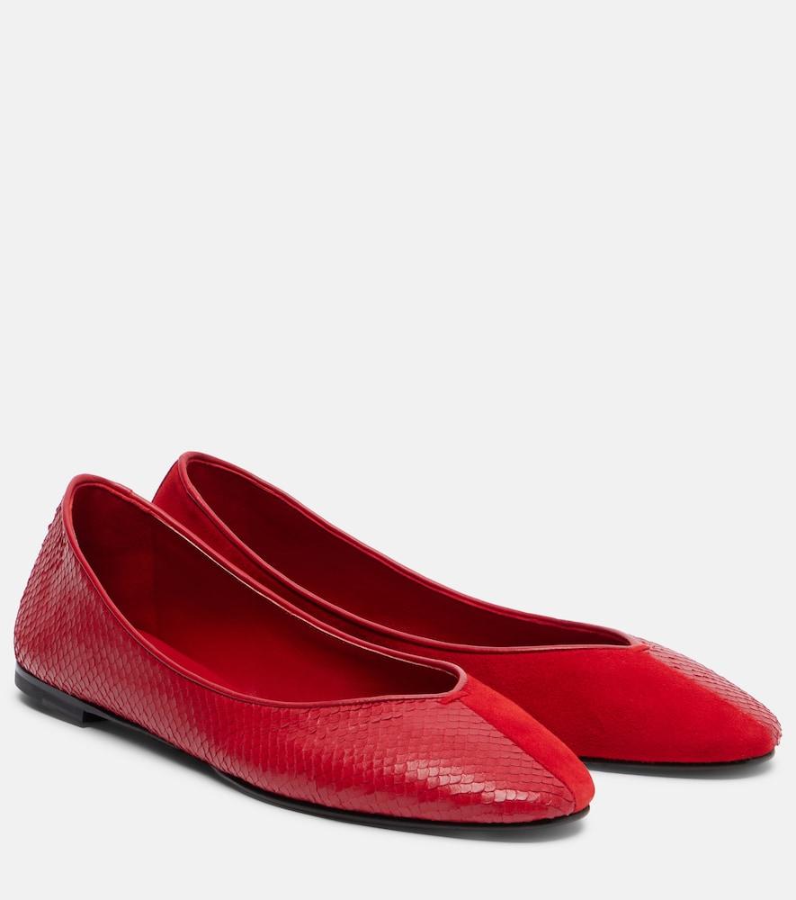 jacquemus ballerines leather ballet flats