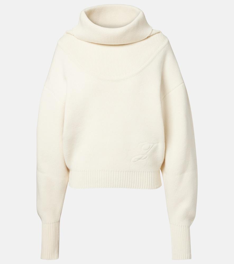 jacquemus balloon wool and cashmere sweater