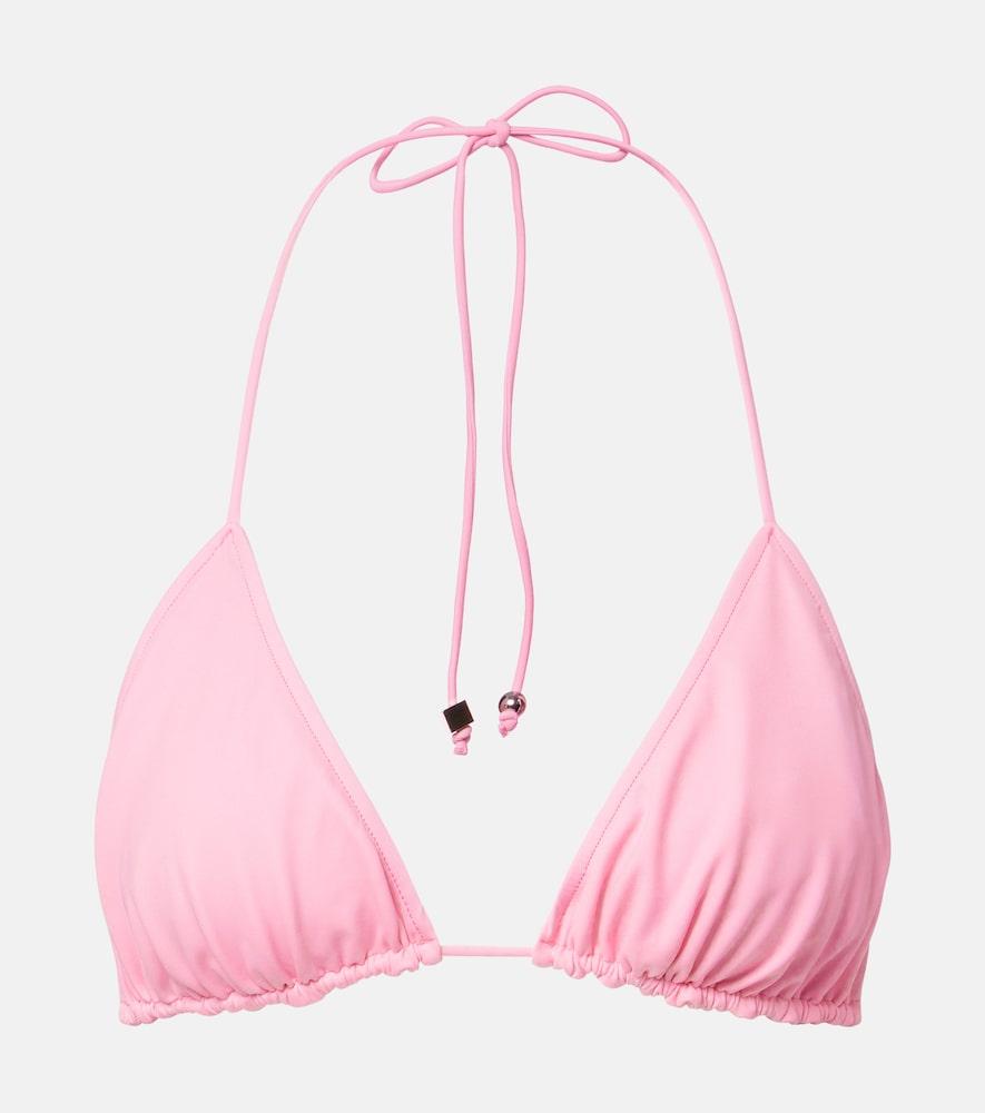 jacquemus beaded bikini top