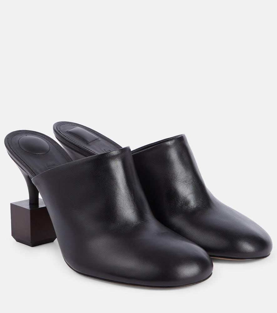 jacquemus bisou 90 leather mules