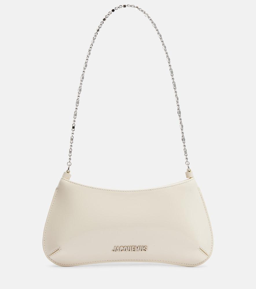 jacquemus bisou small leather shoulder bag
