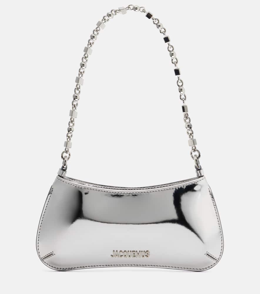 jacquemus bisou small mirrored shoulder bag