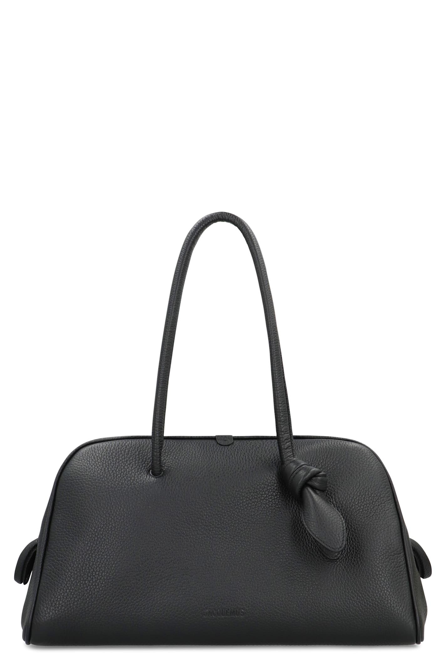 jacquemus bowling bag leather tourism