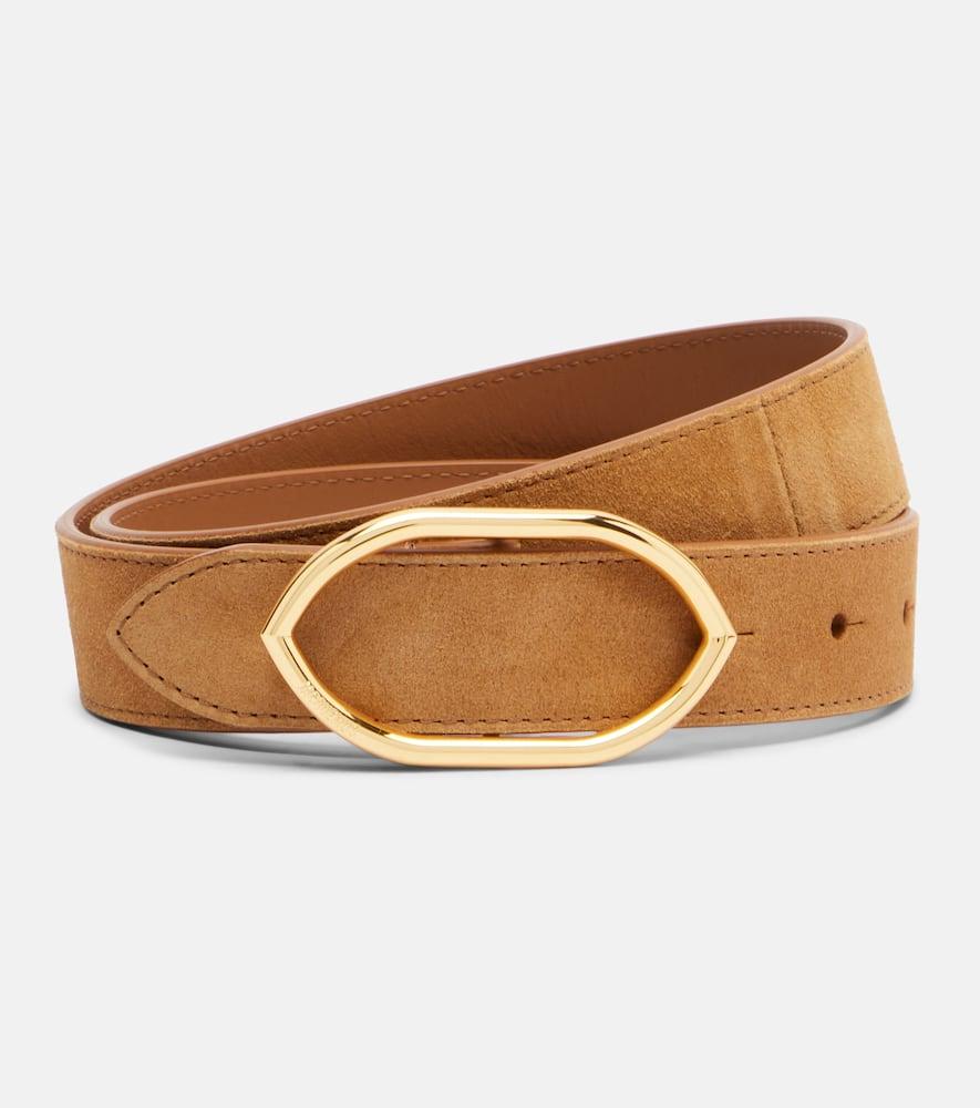 jacquemus calisson suede belt