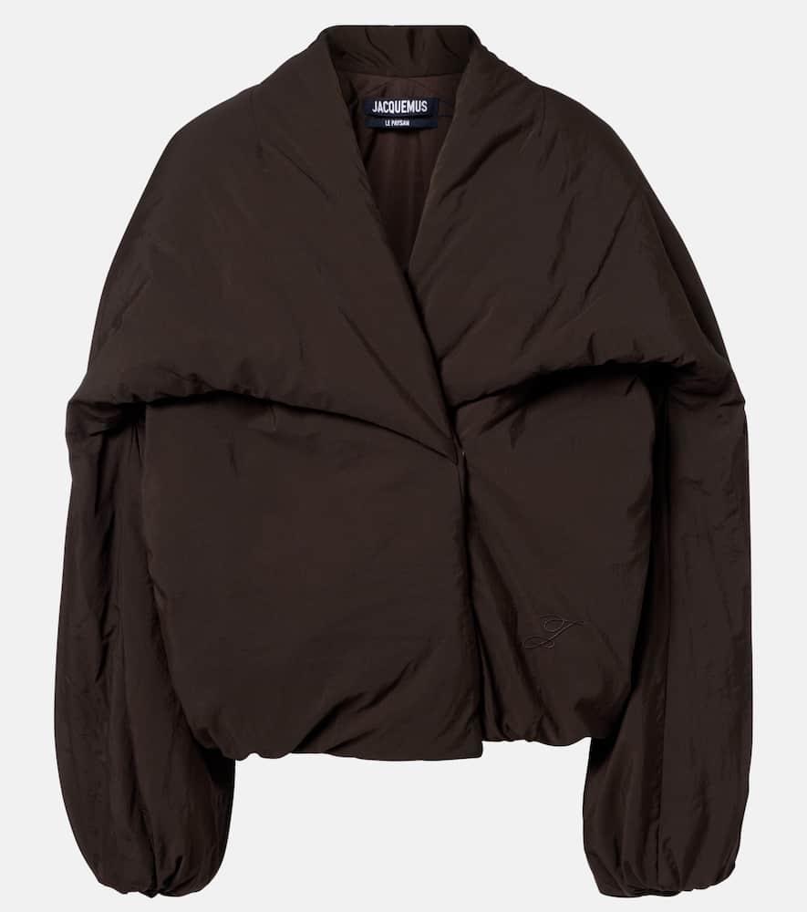 jacquemus chale bomber jacket