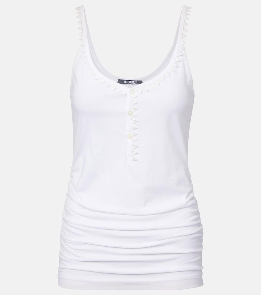 jacquemus clavela cotton tank top