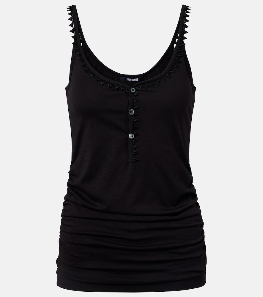 jacquemus clavela cotton tank top