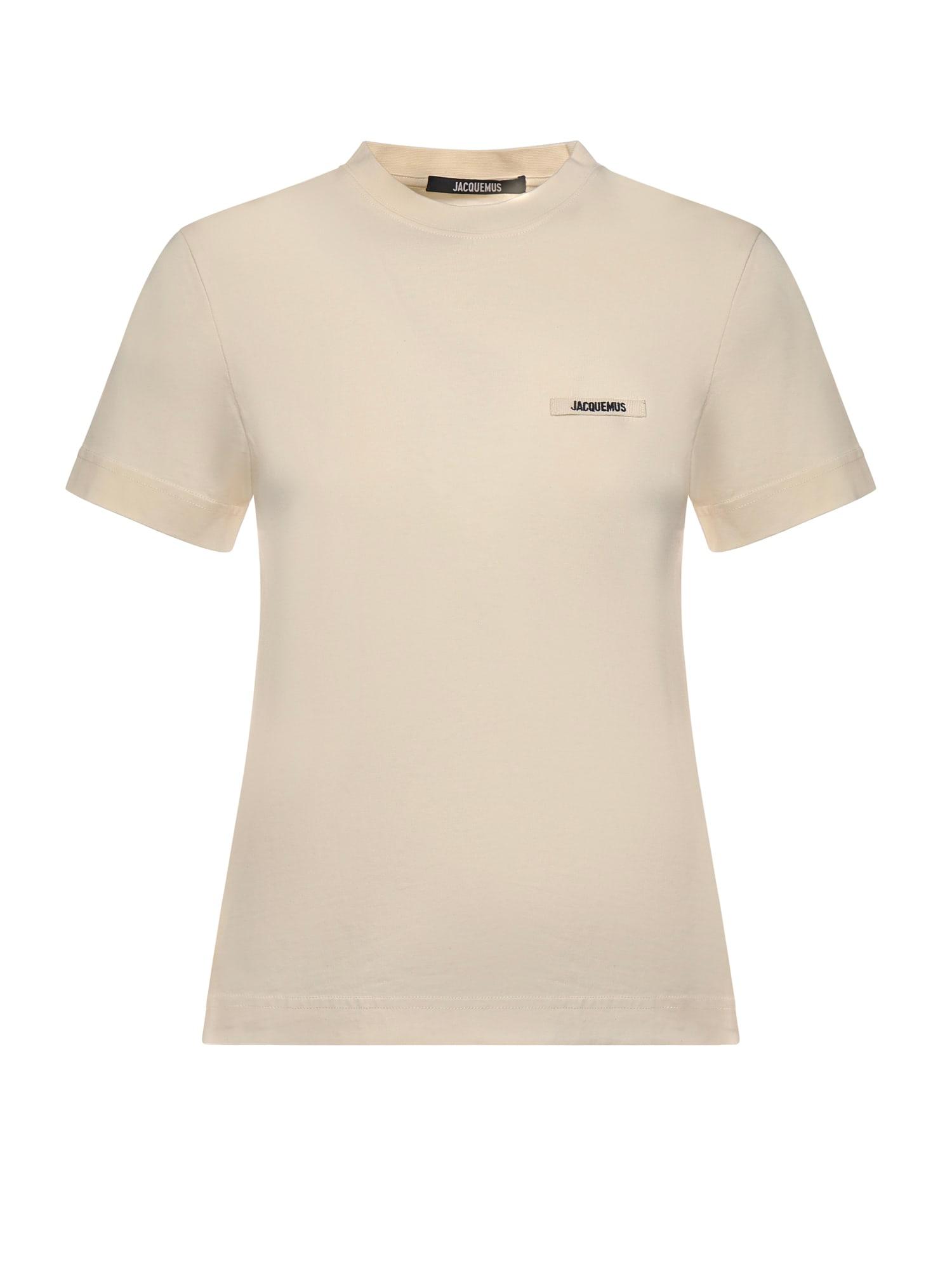 jacquemus cotton t-shirt with logo