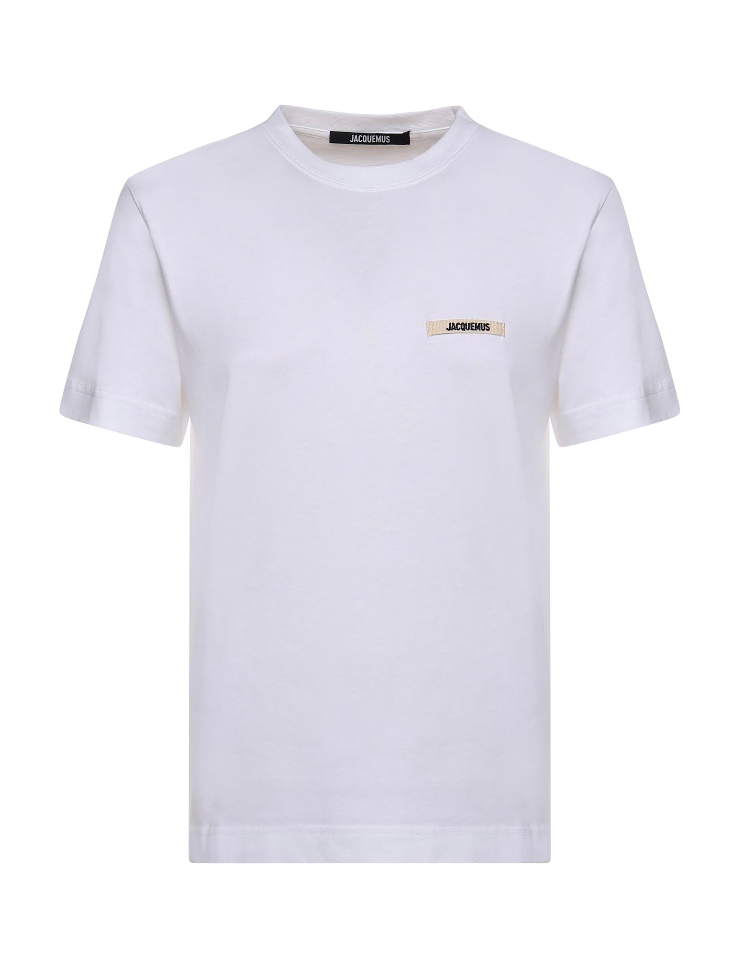 jacquemus cotton t-shirt with logo