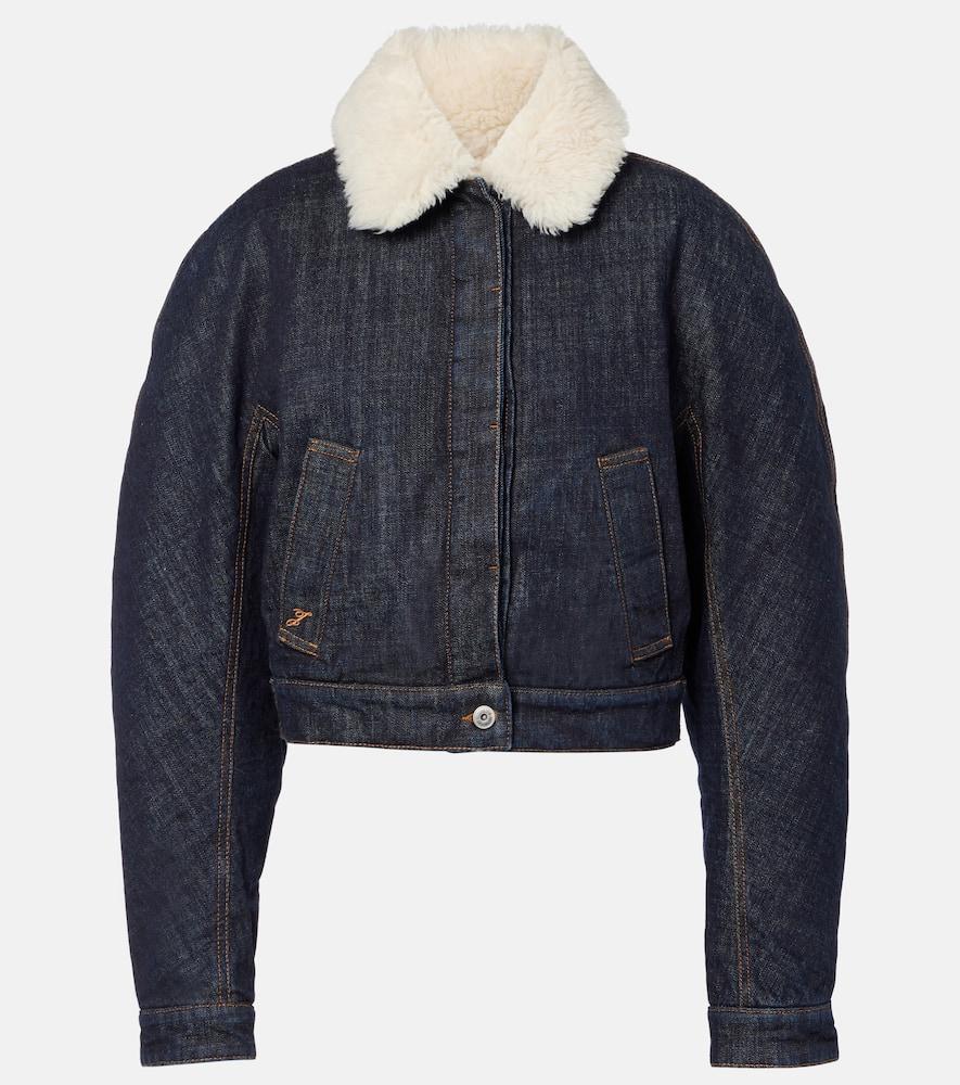 jacquemus denim blouson jacket