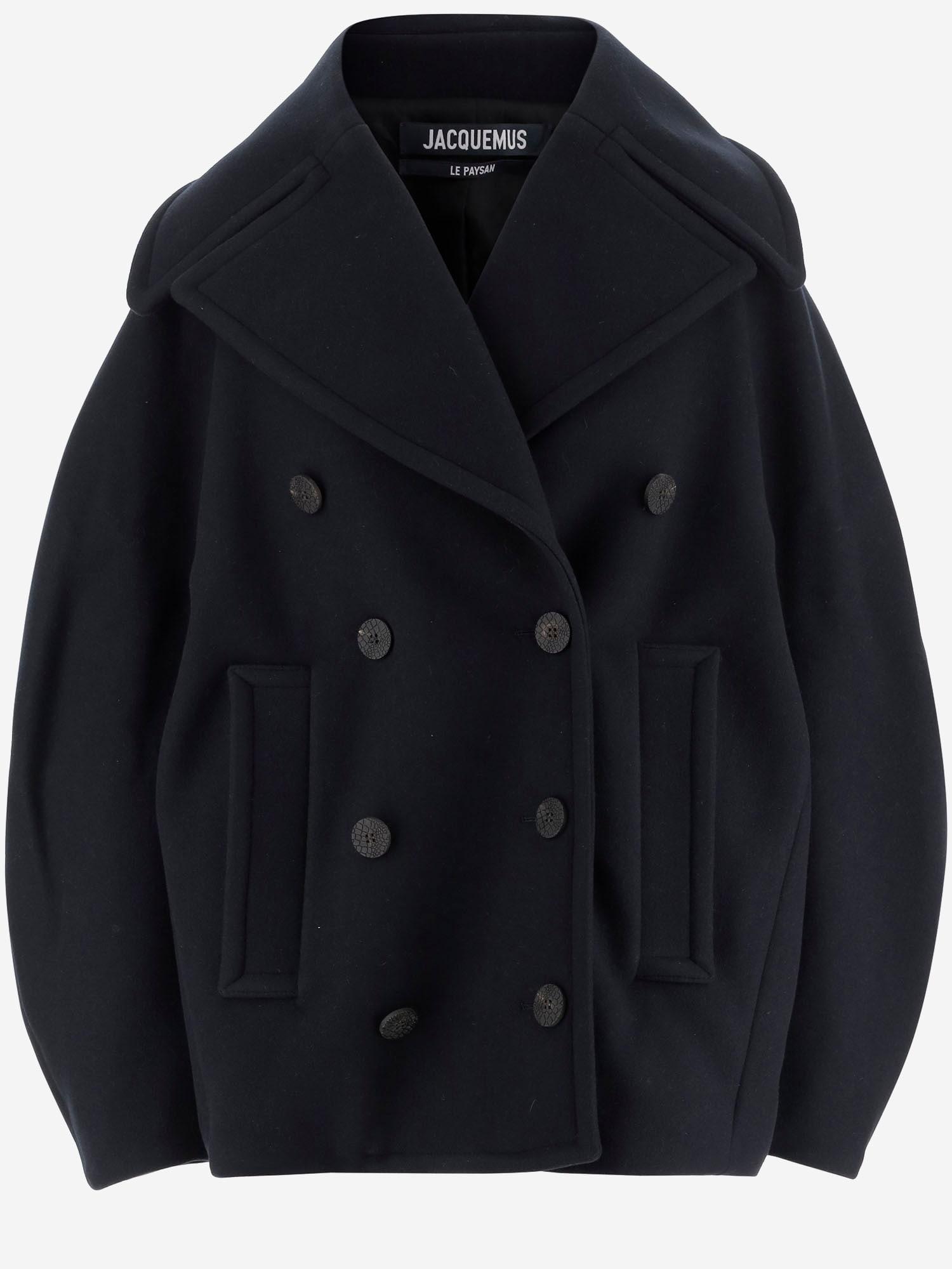 jacquemus double-breasted jacket in virgin wool