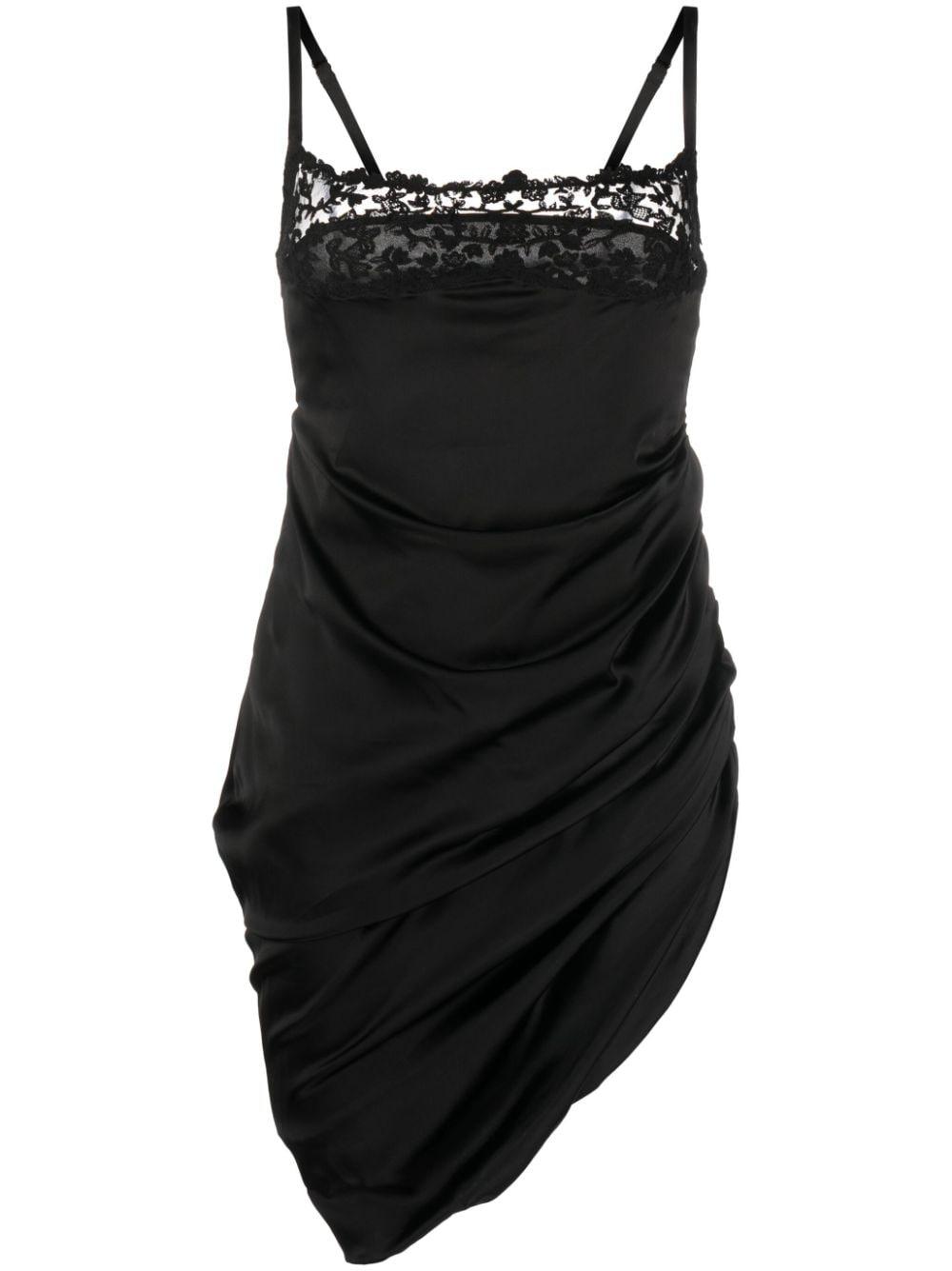 jacquemus dresses black outer: polyamide - women