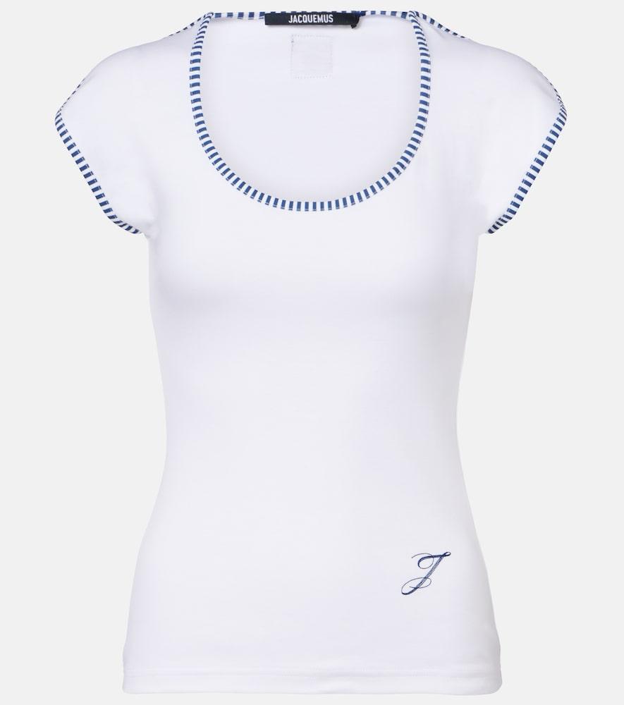 jacquemus espiral cotton jersey t