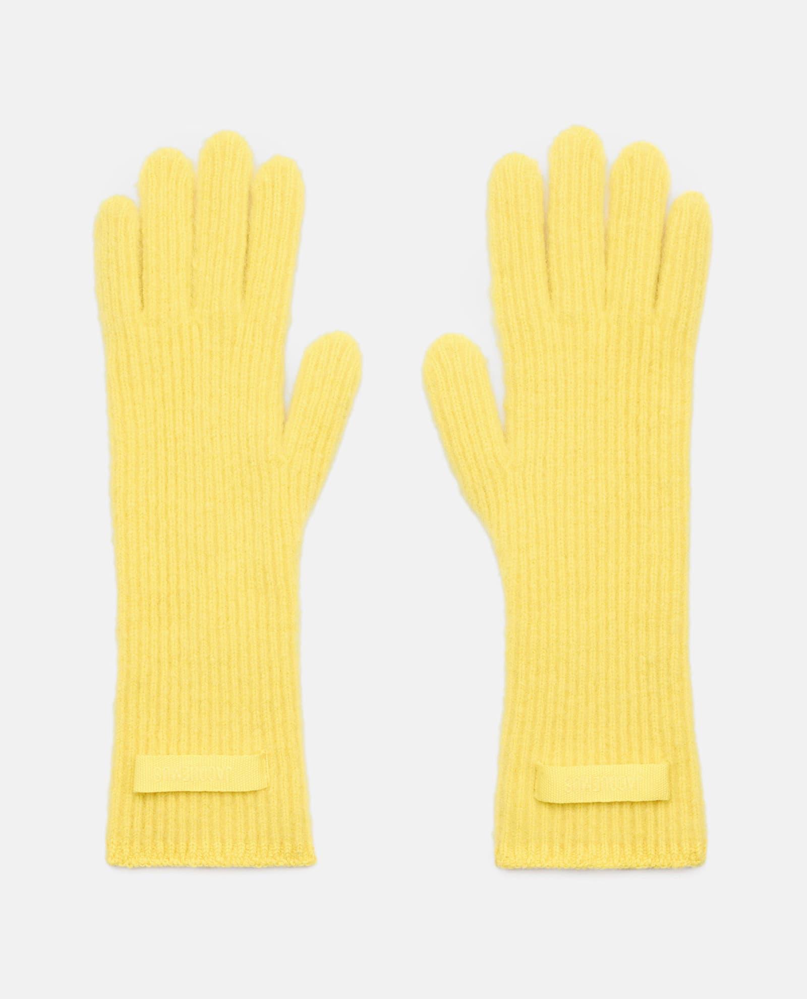 jacquemus grosgrain wool gloves