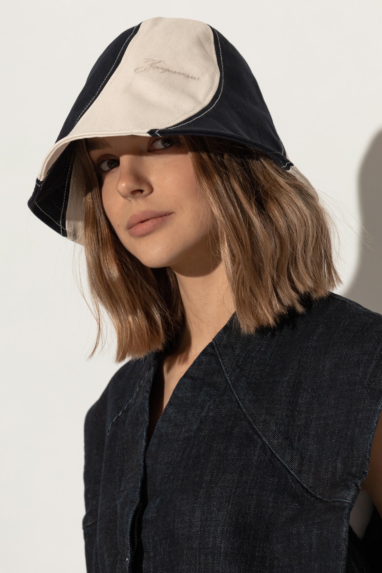 jacquemus hat with logo