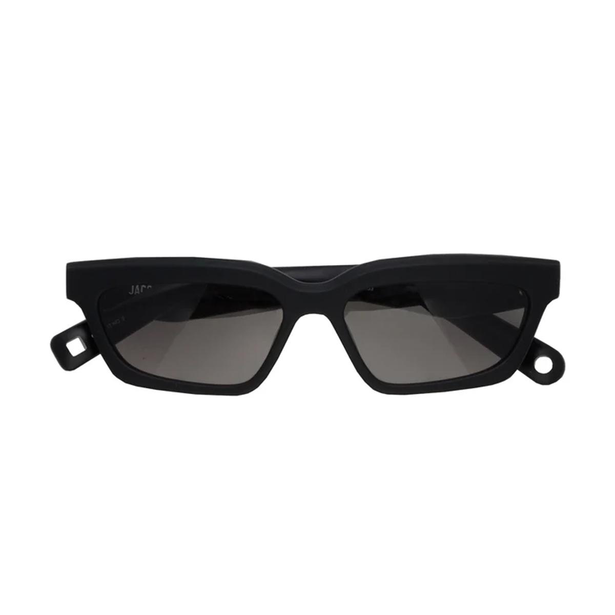 jacquemus jac62 salon c1 matt black nero acetate occhiali da sole - women