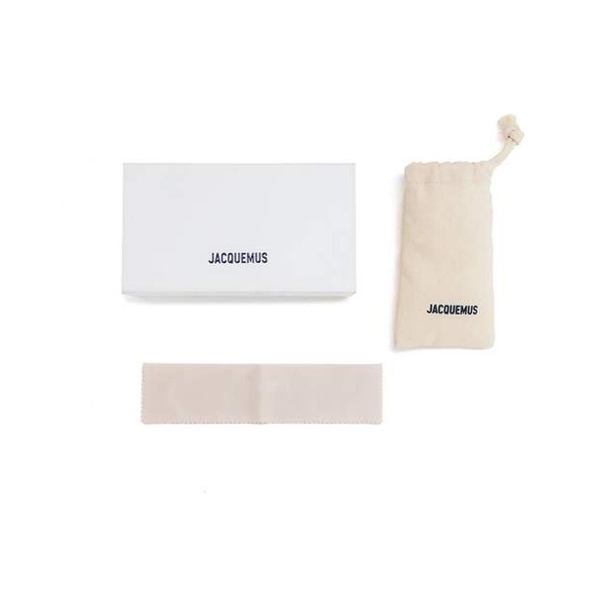 jacquemus jac62 salon c4 red rosso acetate occhiali da sole - women