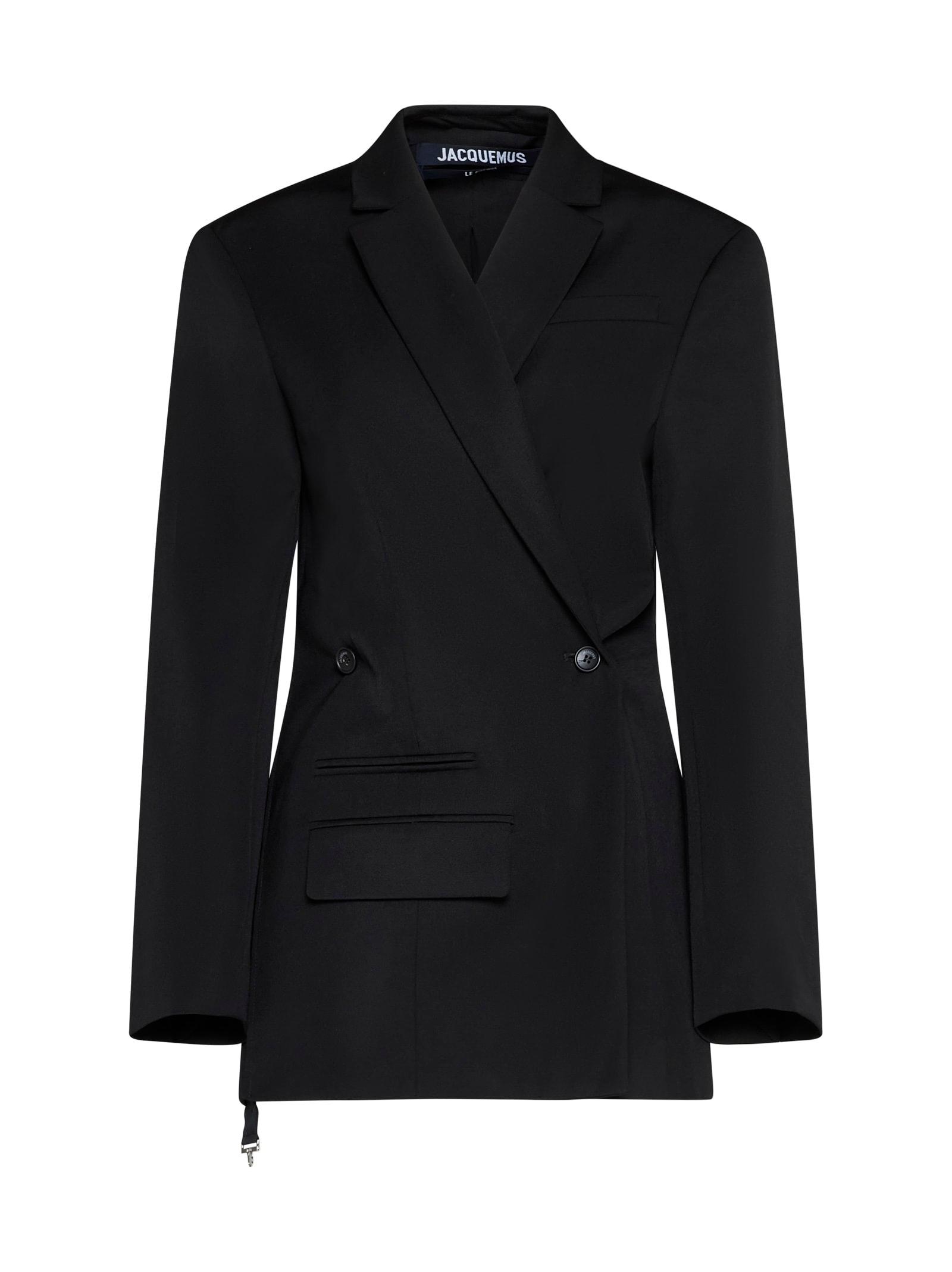 jacquemus jacket dress in cotton tibau