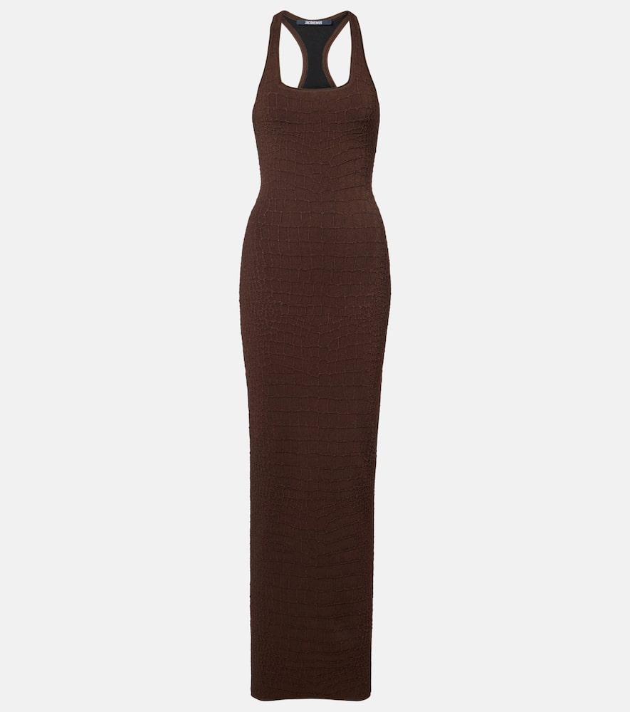 jacquemus jersey maxi dress