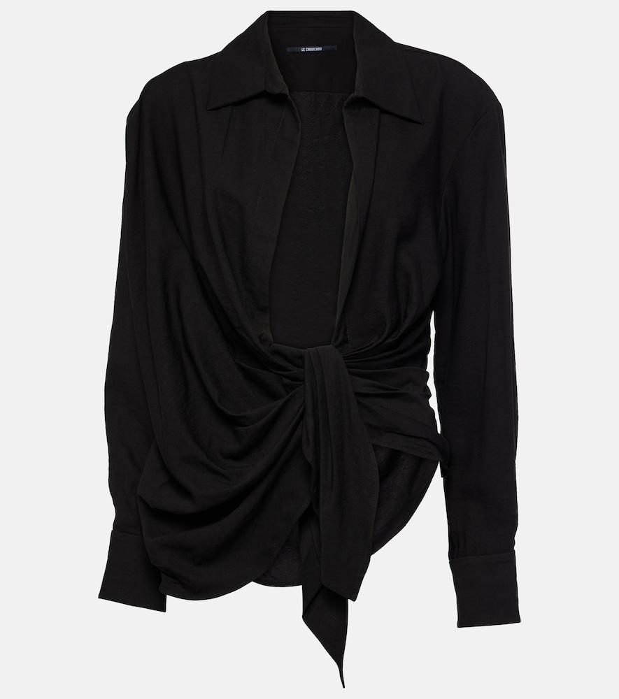 jacquemus la chemise bahia tie