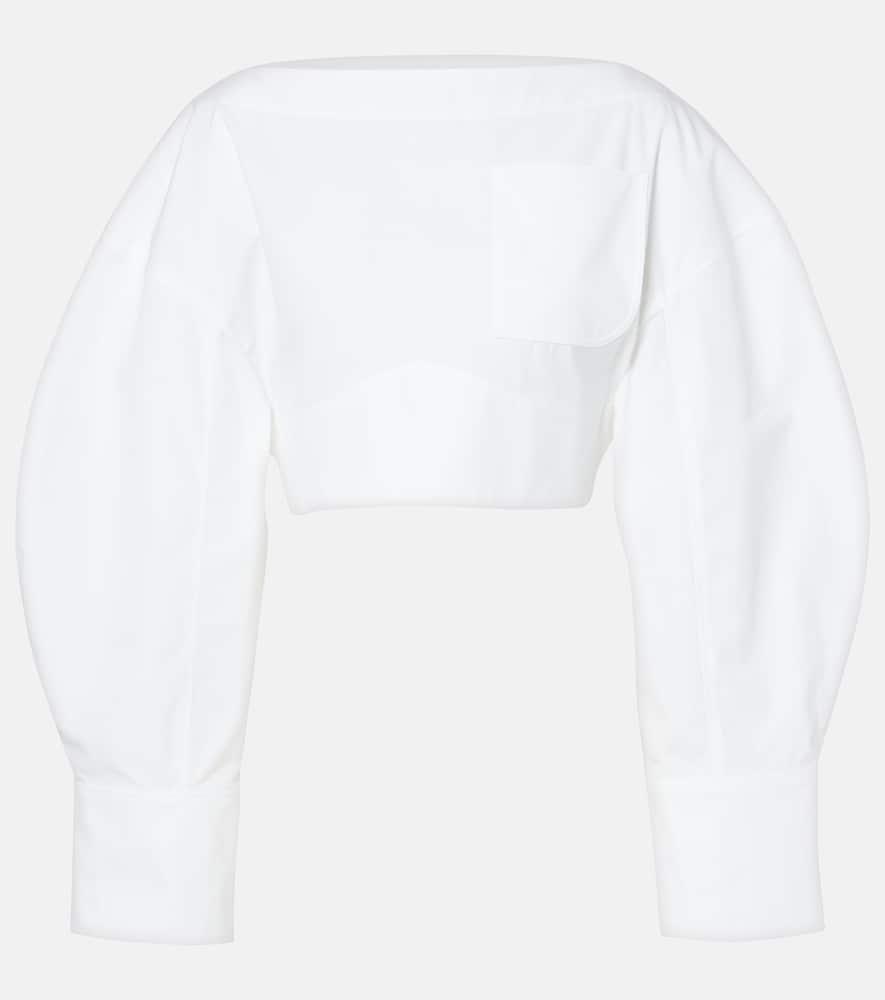 jacquemus la chemise barco cotton shirt