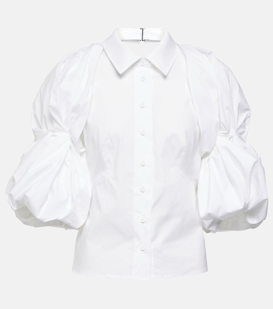 jacquemus la chemise maraca cotton poplin shirt