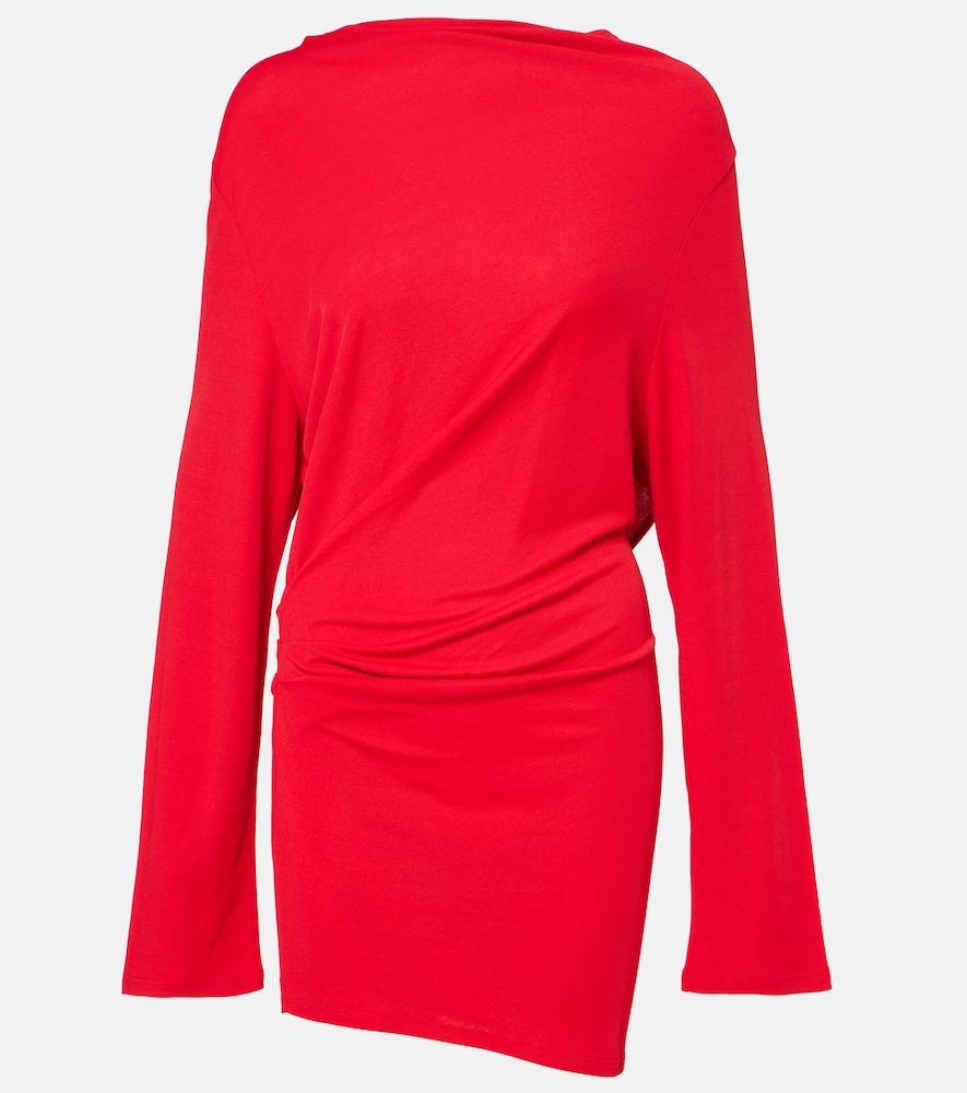 jacquemus la croisière open-back jersey minidress