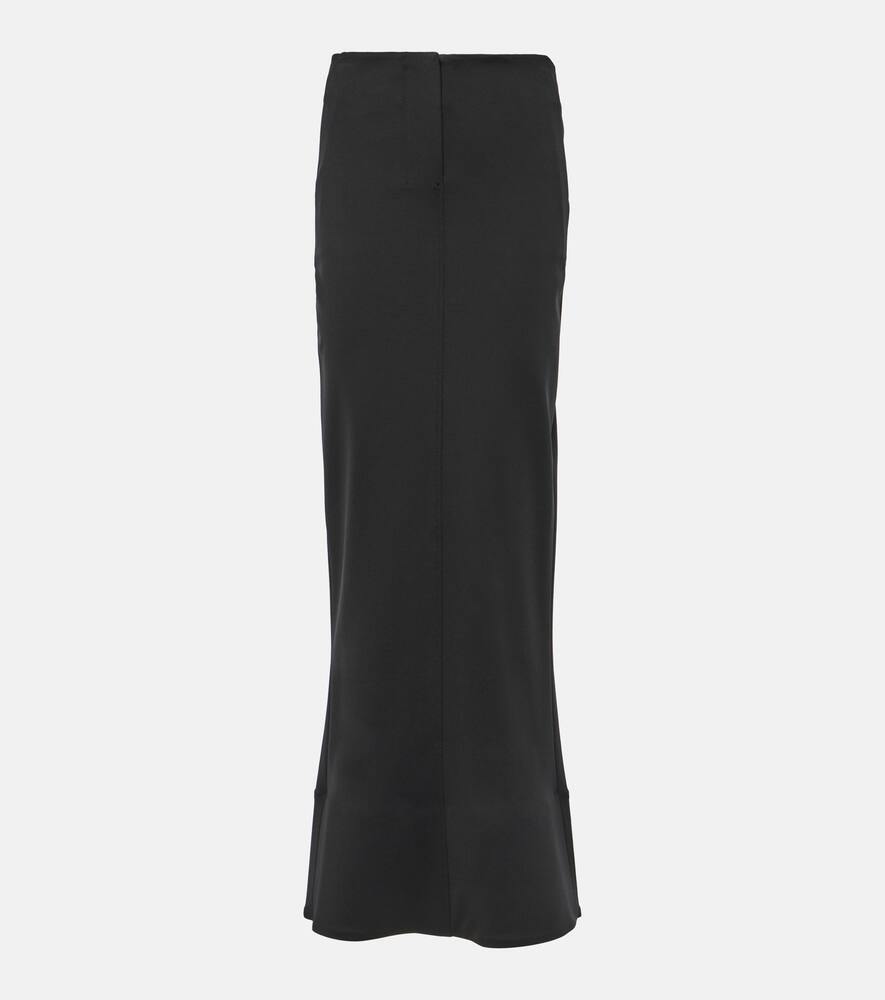 jacquemus la jupe escala knitted maxi skirt
